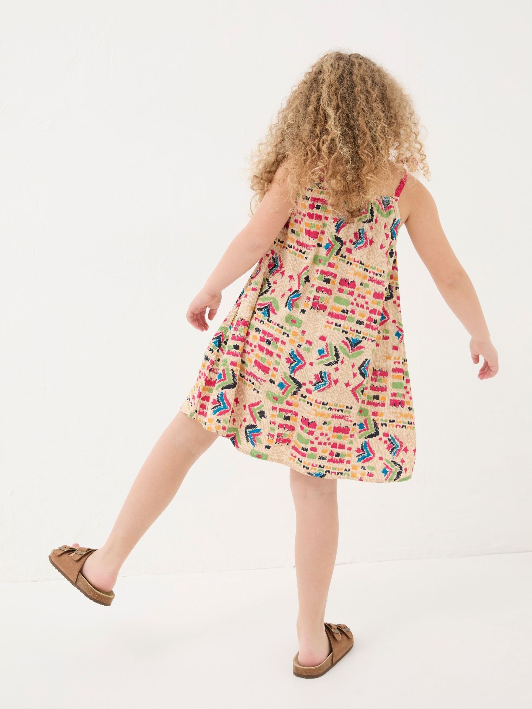 Hallie Natural Trail Marks Swing Dress - Image 2 of 6