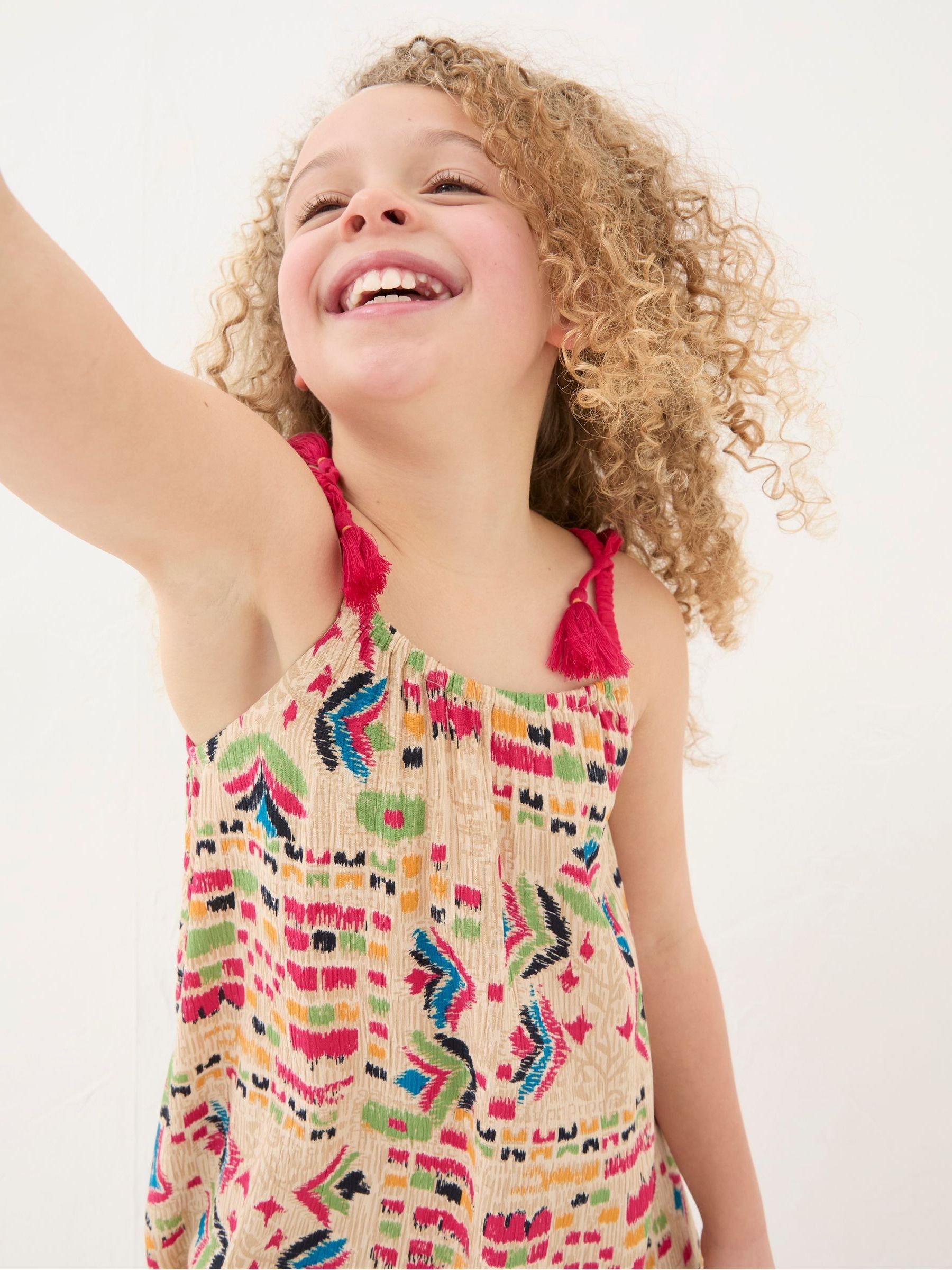 Hallie Natural Trail Marks Swing Dress - Image 4 of 6