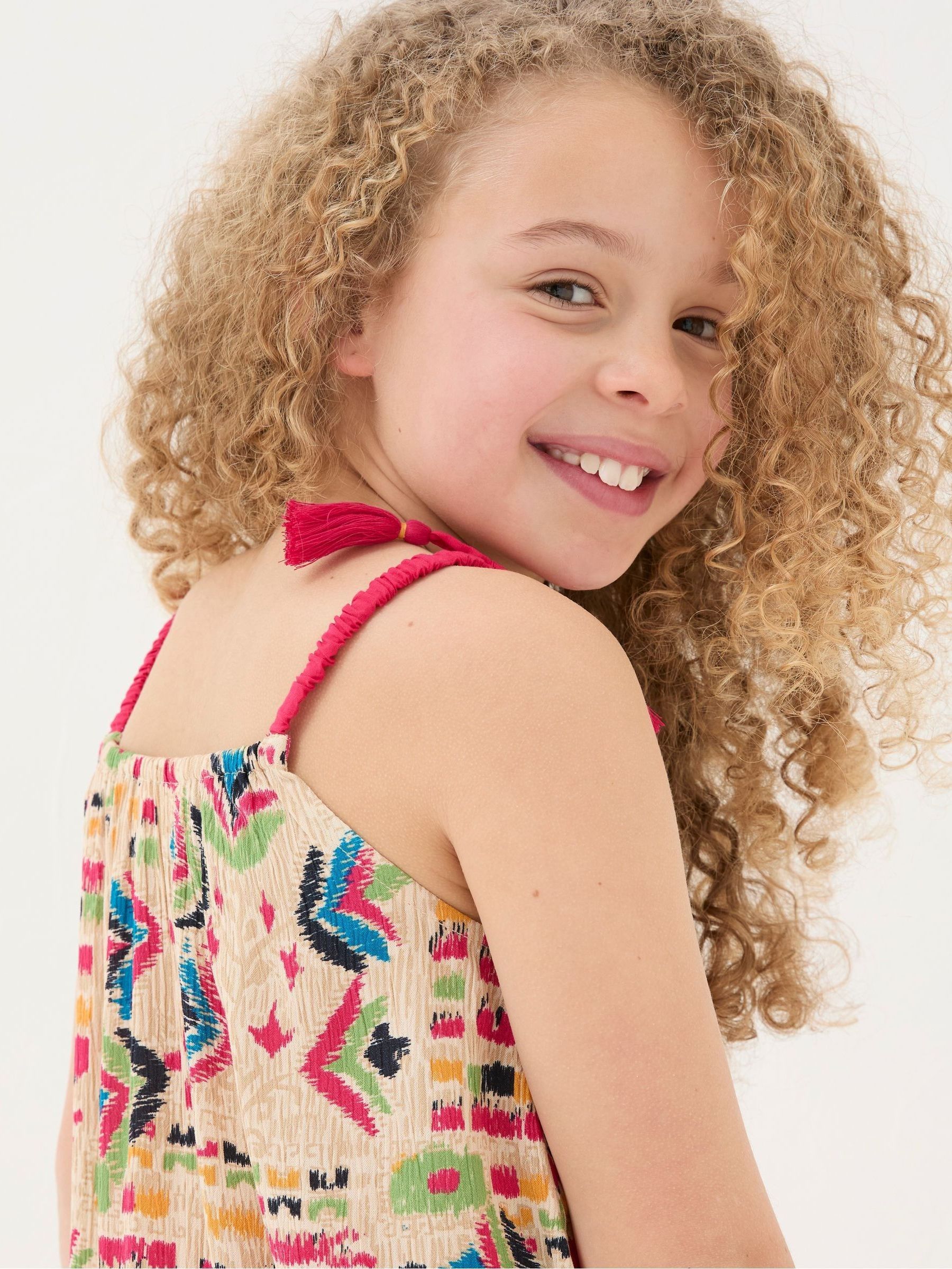 Hallie Natural Trail Marks Swing Dress - Image 5 of 6