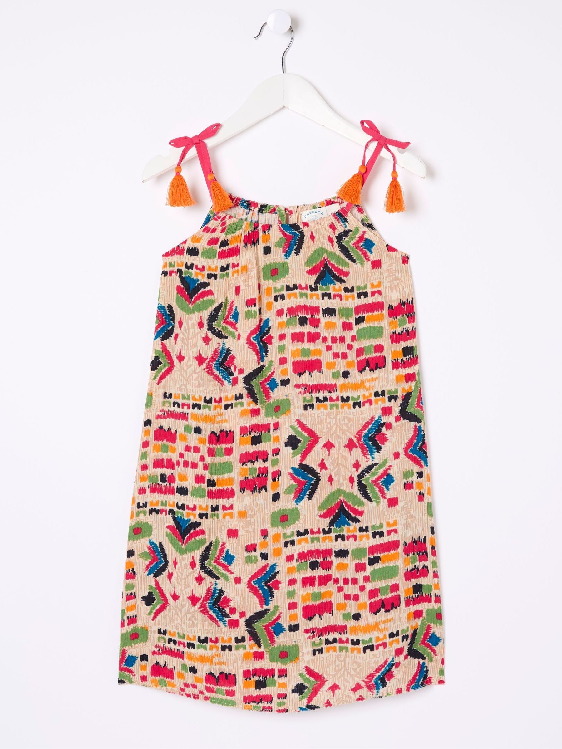 Hallie Natural Trail Marks Swing Dress - Image 6 of 6