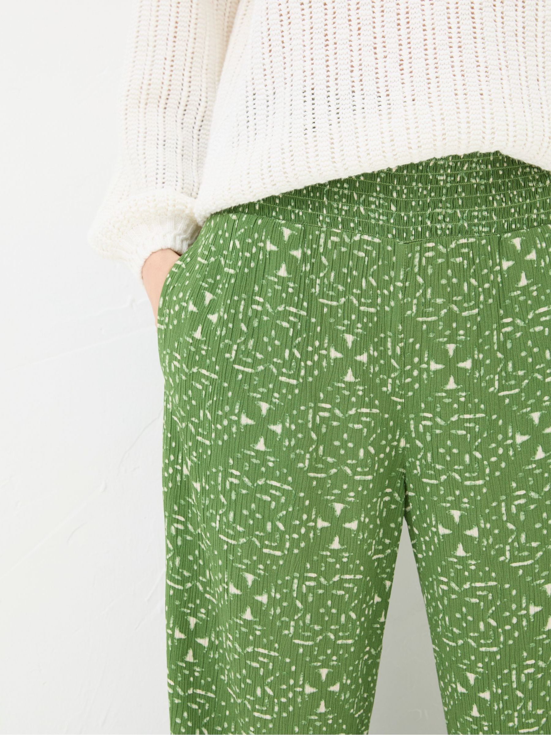 Leila Green Geo Marks Palazzo Trousers - Image 4 of 5