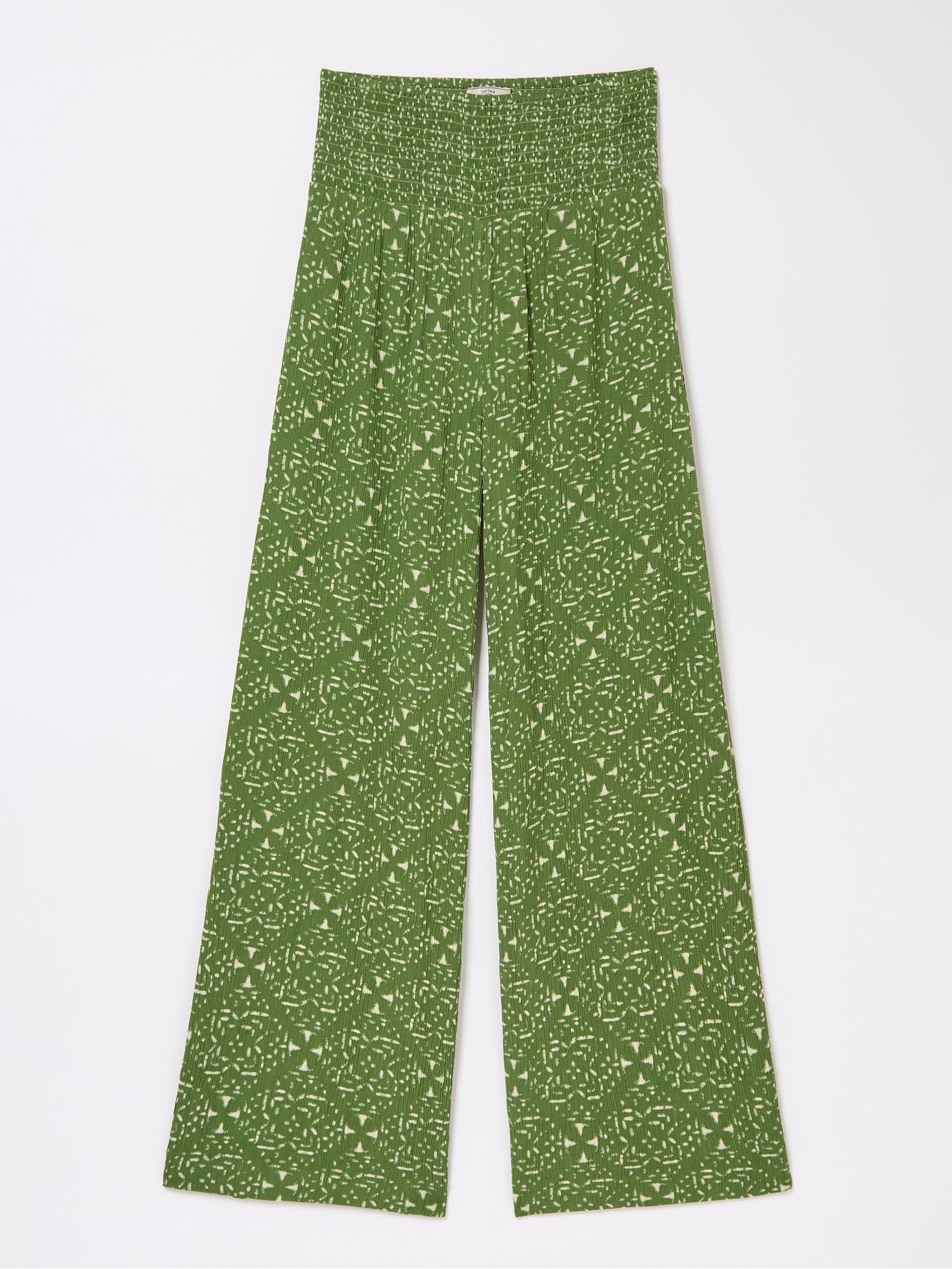 Leila Green Geo Marks Palazzo Trousers - Image 5 of 5