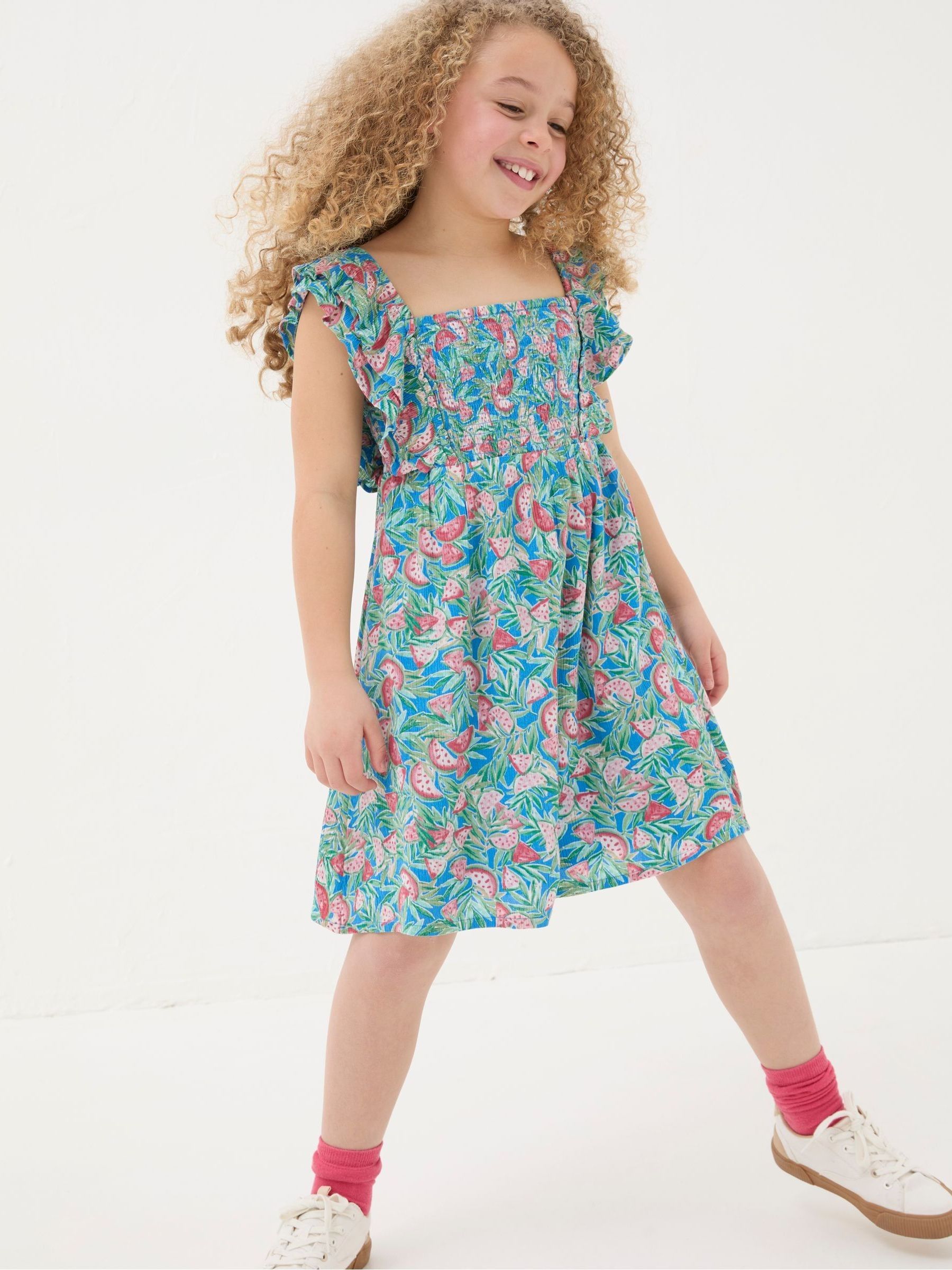 Blue Watermelon Frill Dress - Image 1 of 5