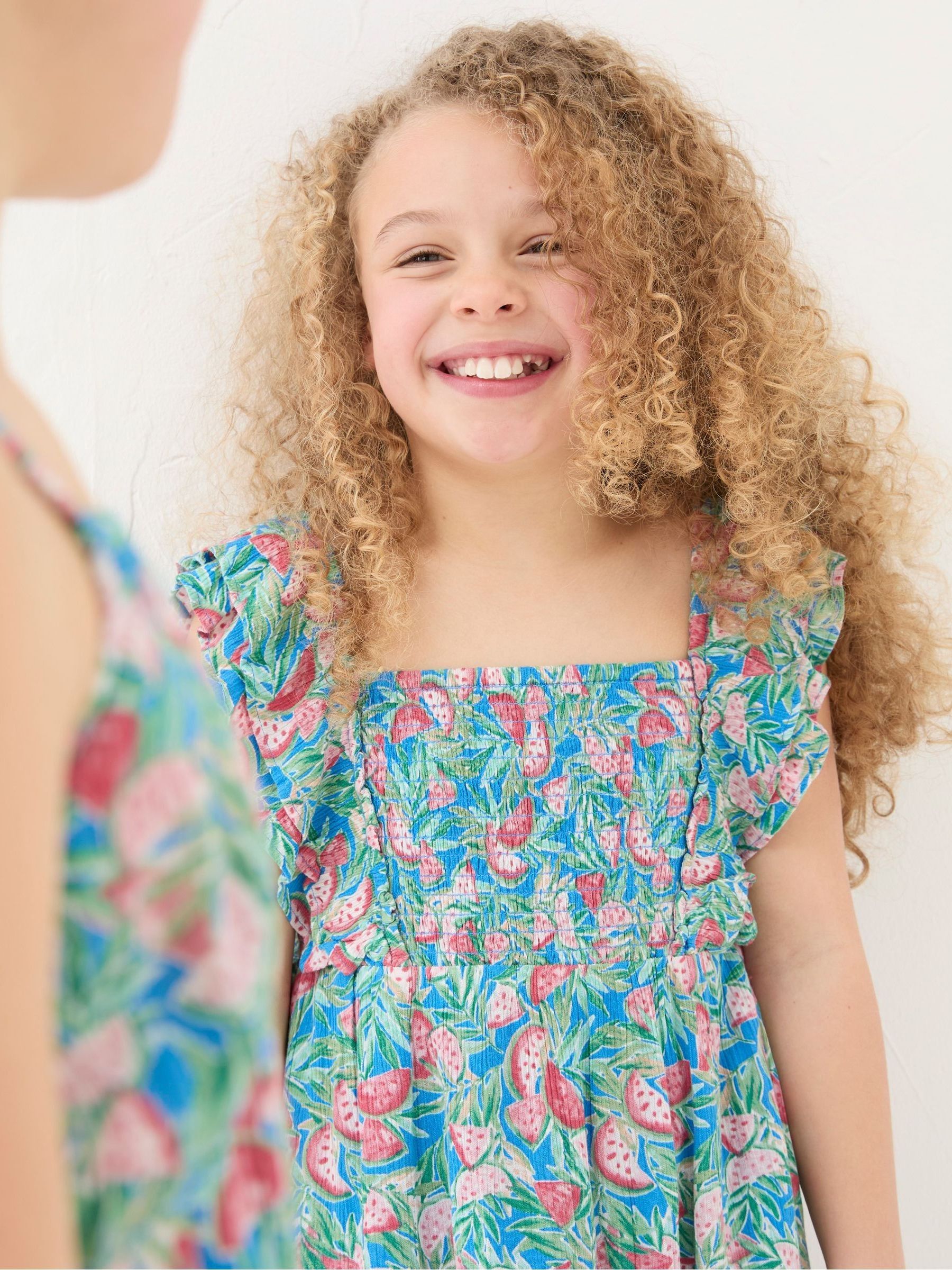 Blue Watermelon Frill Dress - Image 4 of 5