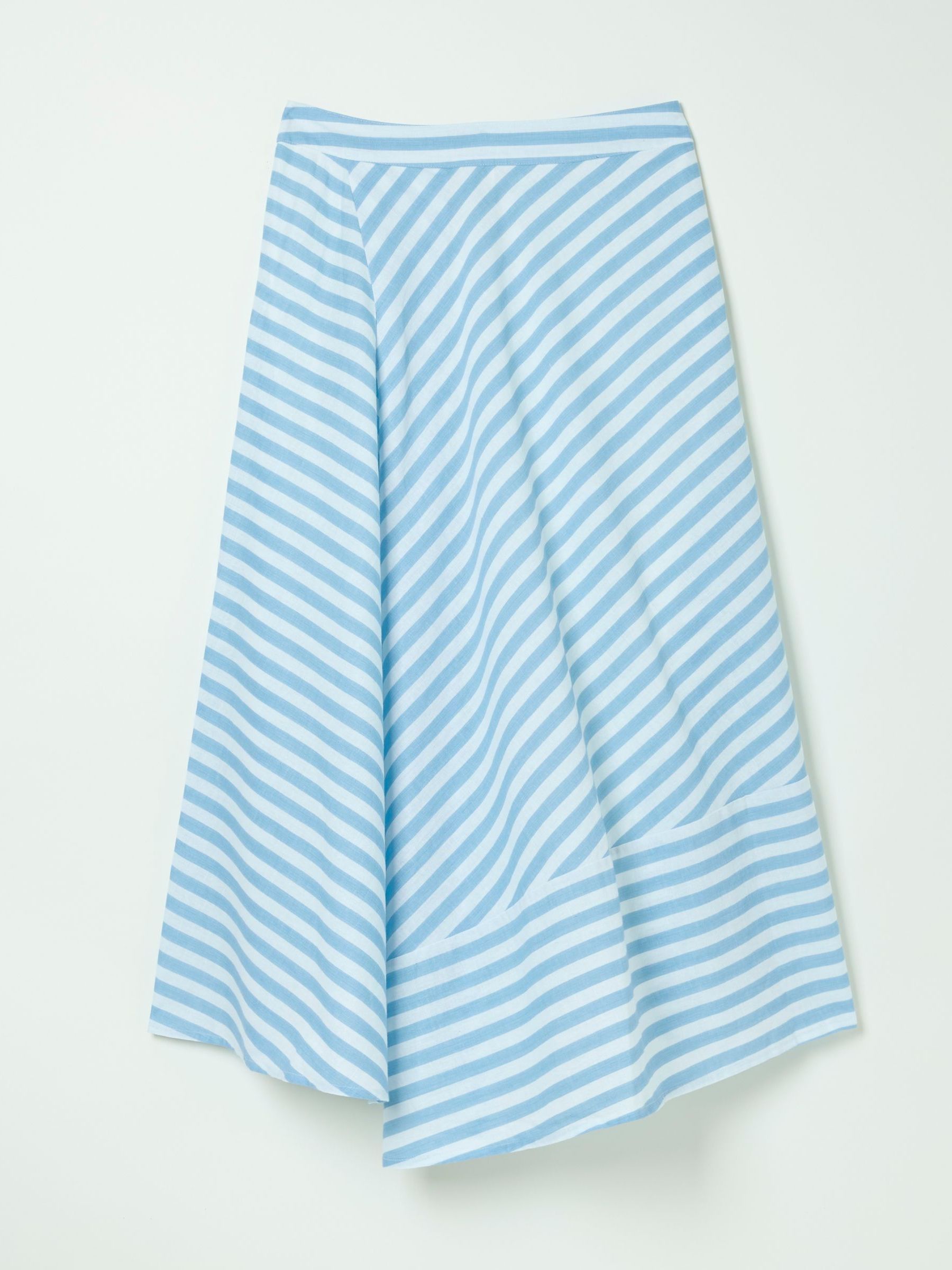 Judes Blue Robyn Striped Midi Skirt - Image 5 of 5