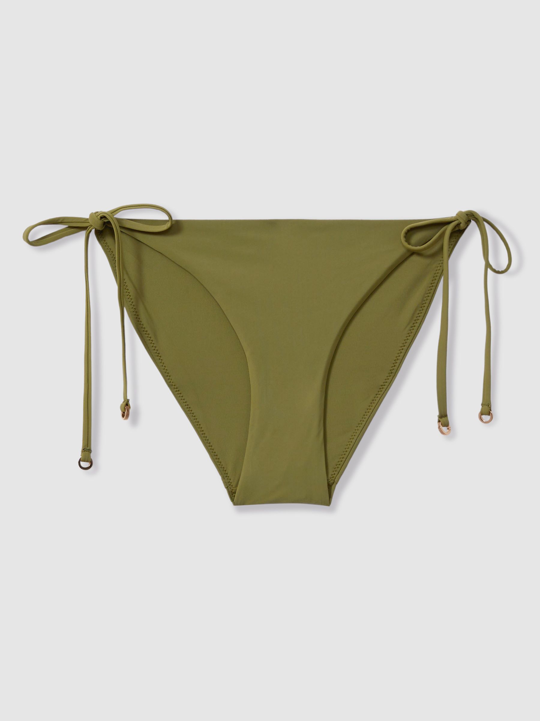 Daniella Olive Side Tie Bikini Bottoms - Image 2 of 5