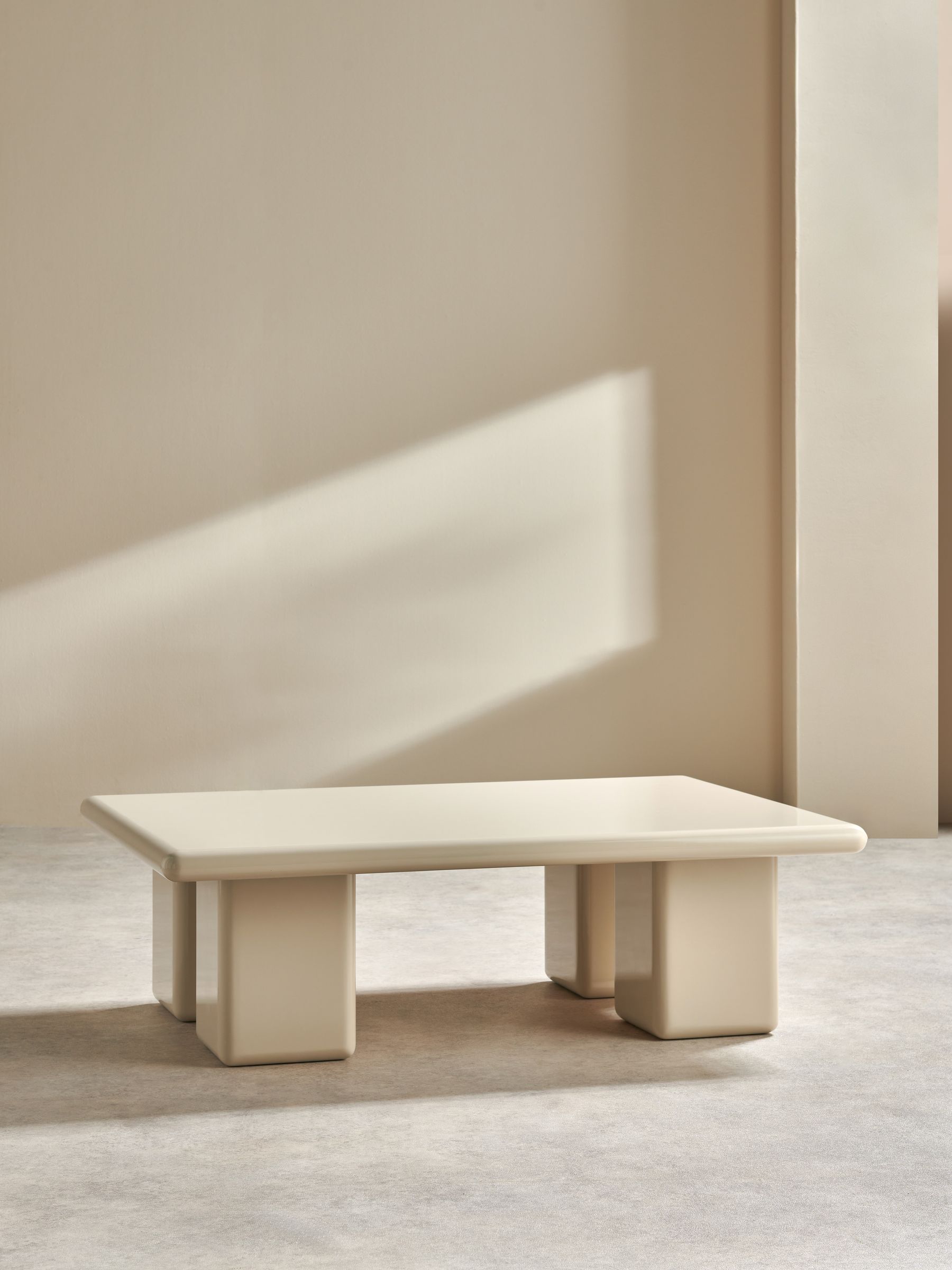 Lacey Coffee Table in Ecru Natural - Image 2 of 6