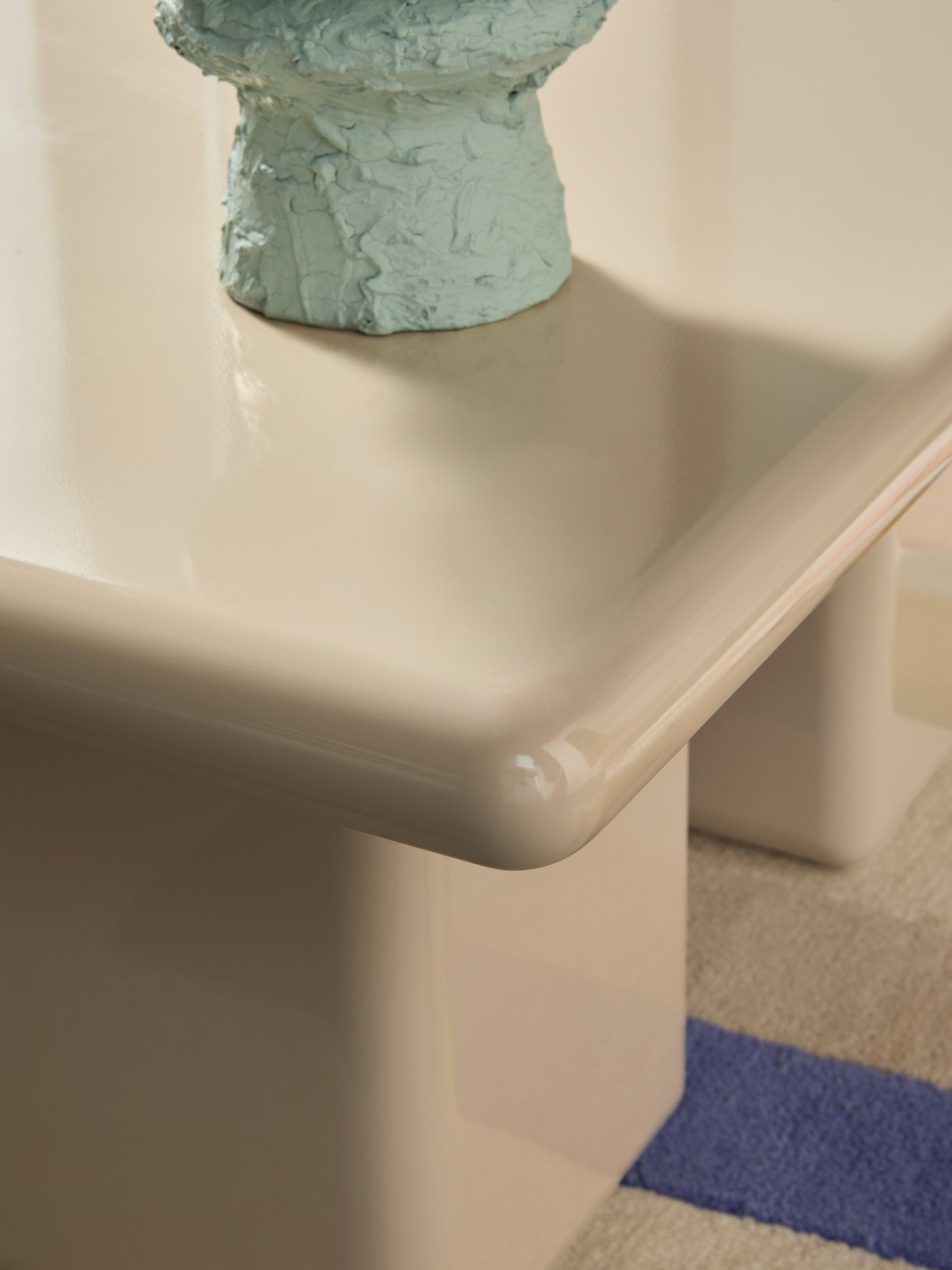 Lacey Coffee Table in Ecru Natural - Image 3 of 6
