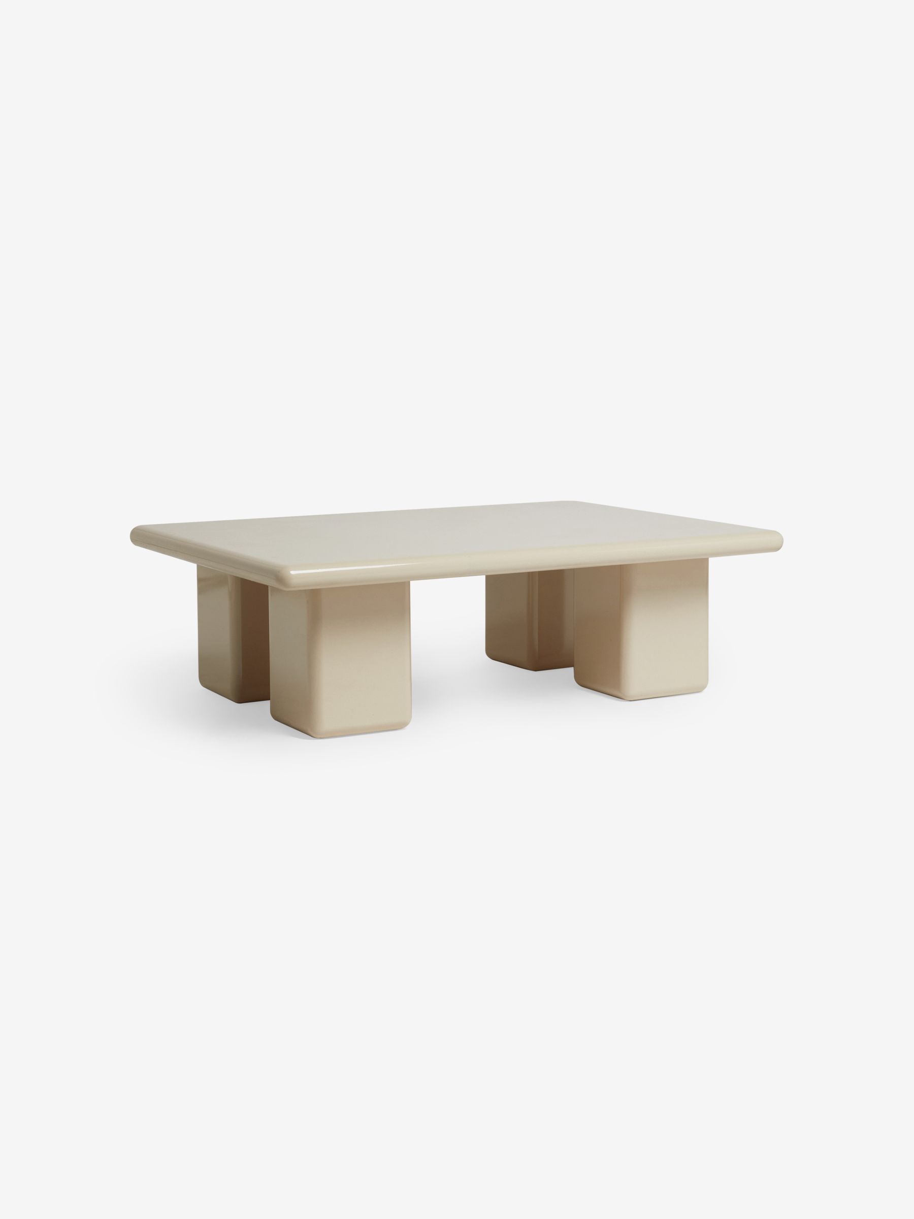 Lacey Coffee Table in Ecru Natural - Image 5 of 6