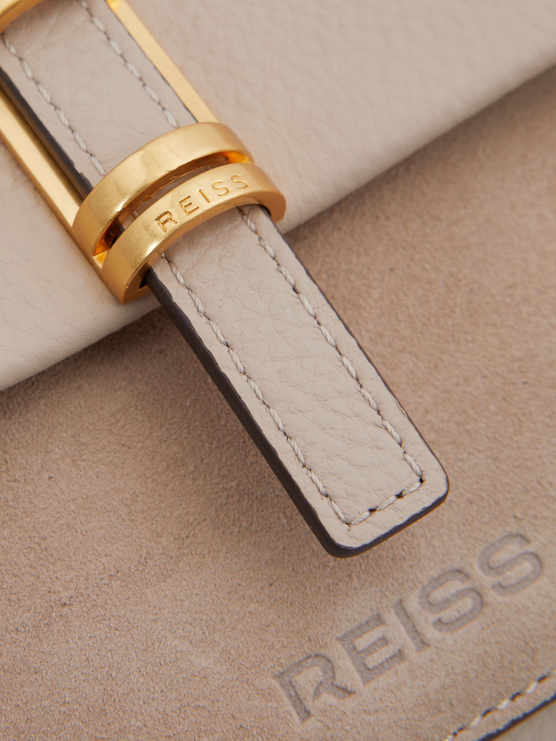 Orla Taupe Leather Suede Camera Bag - Image 5 of 5