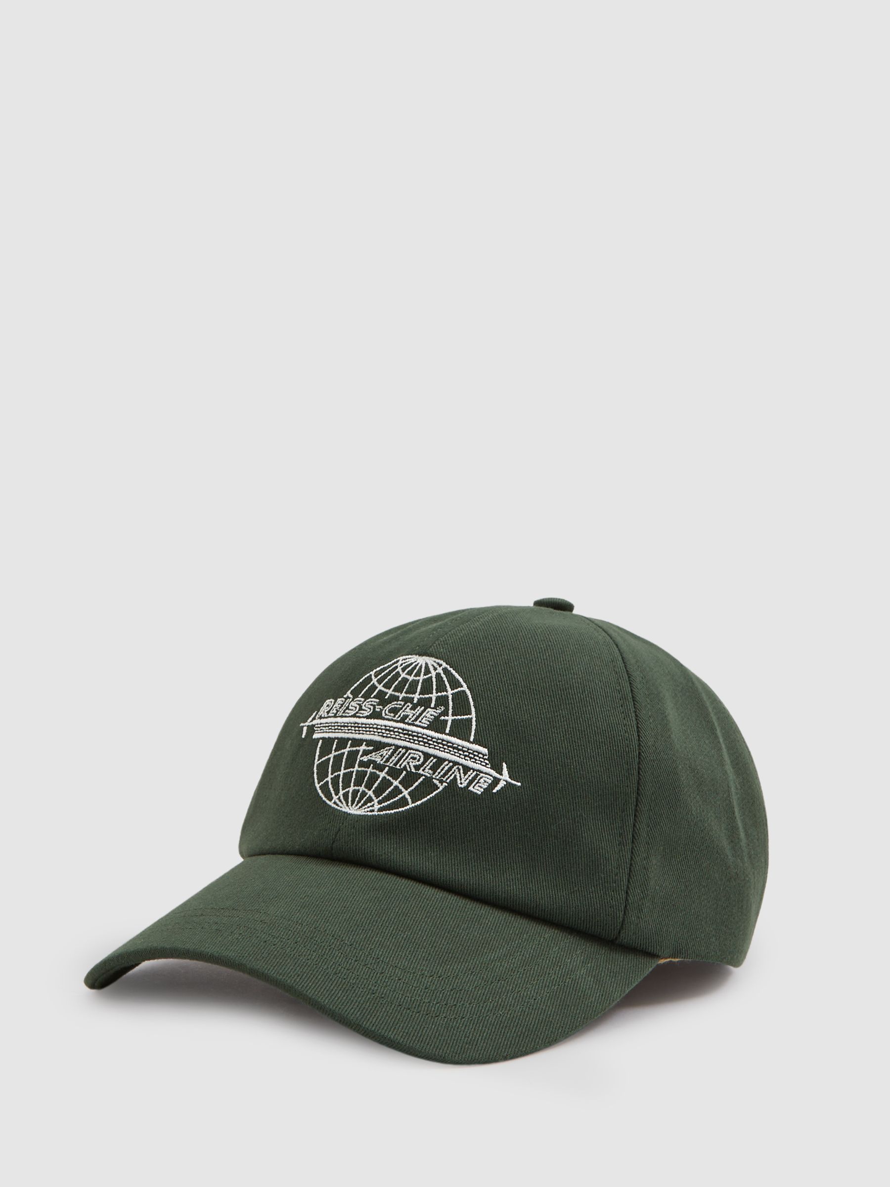 Glade Green Ché Embroidered Motif Baseball Cap - Image 1 of 3