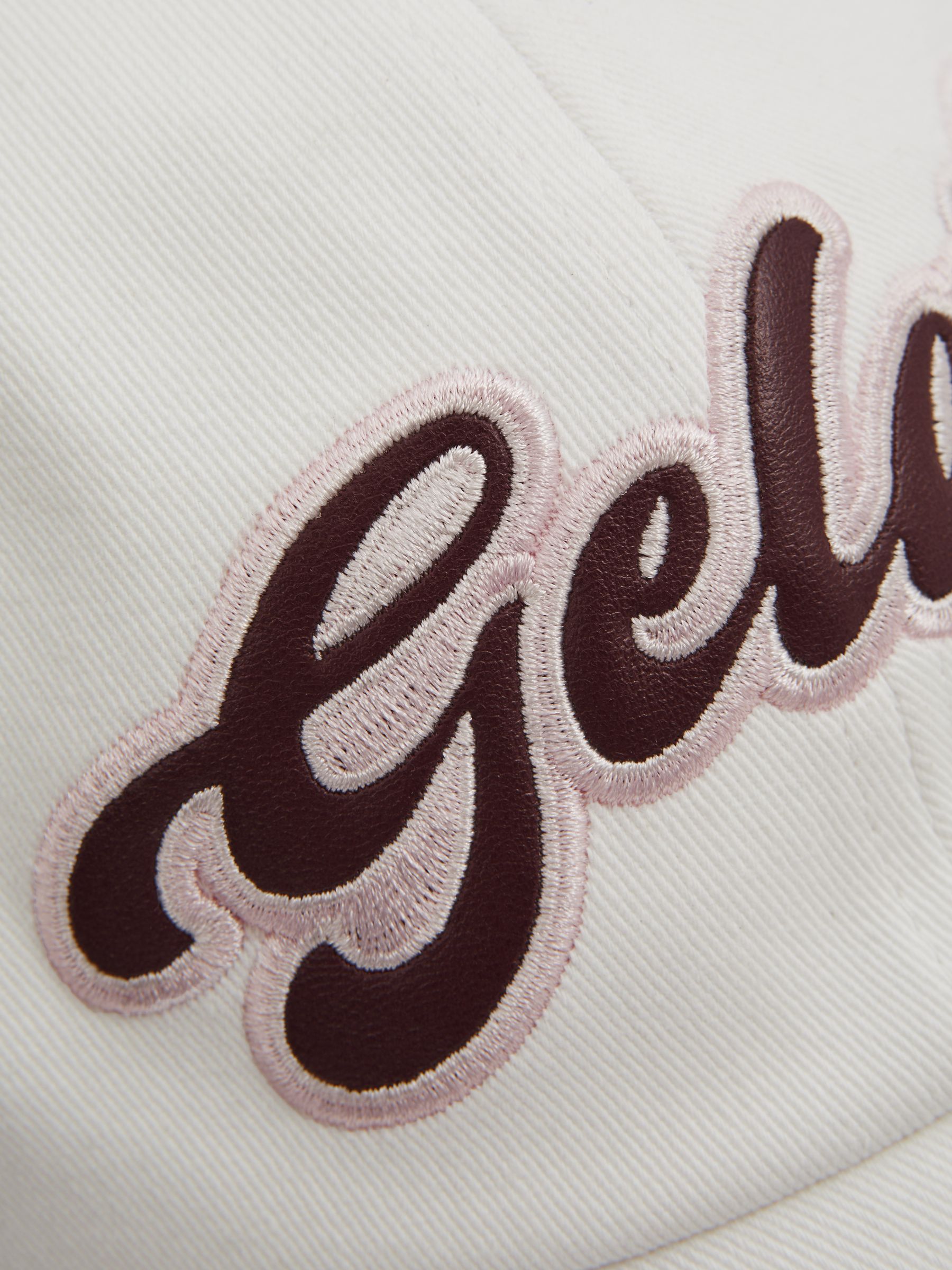 Bacio White Ché Embroidered Motif Baseball Cap - Image 4 of 4