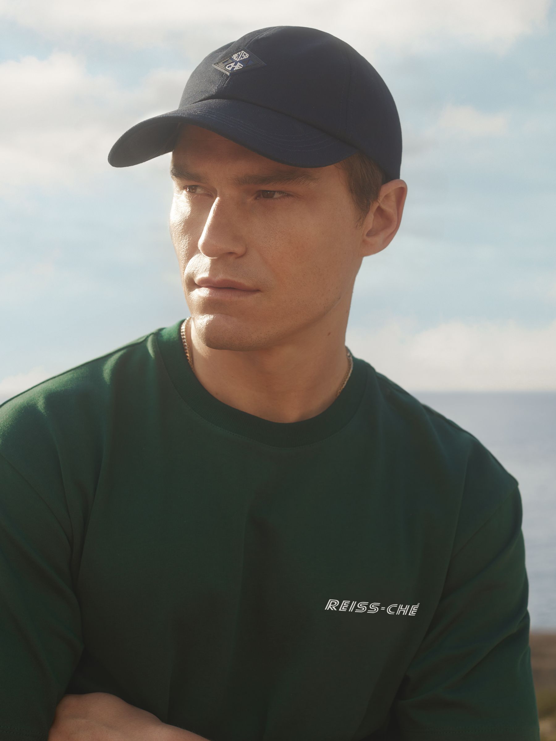 Breeze Navy Ché Rubberised Badge Baseball Cap - Image 1 of 4