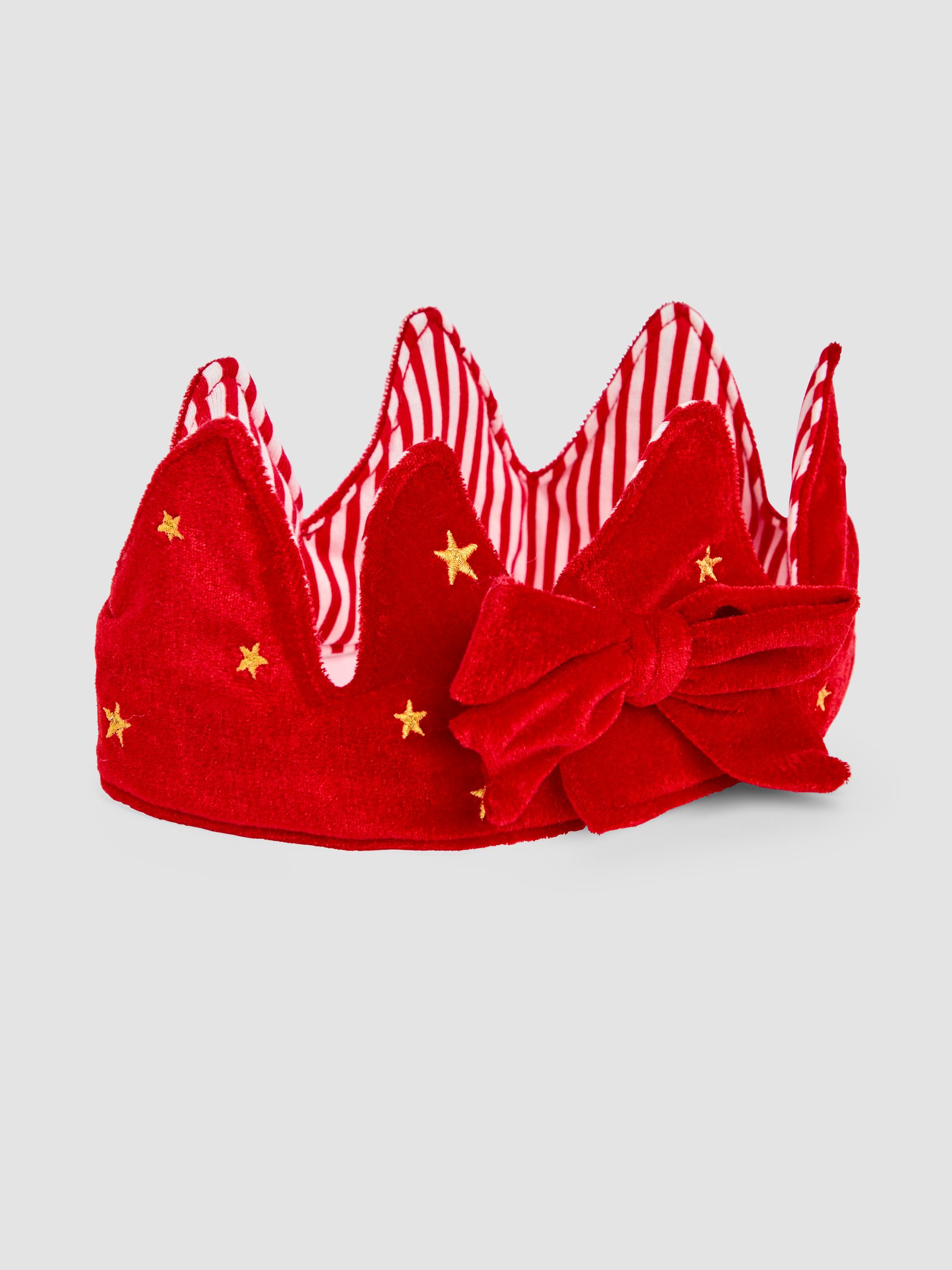 Red Velvet Party Christmas Crown - Image 1 of 3