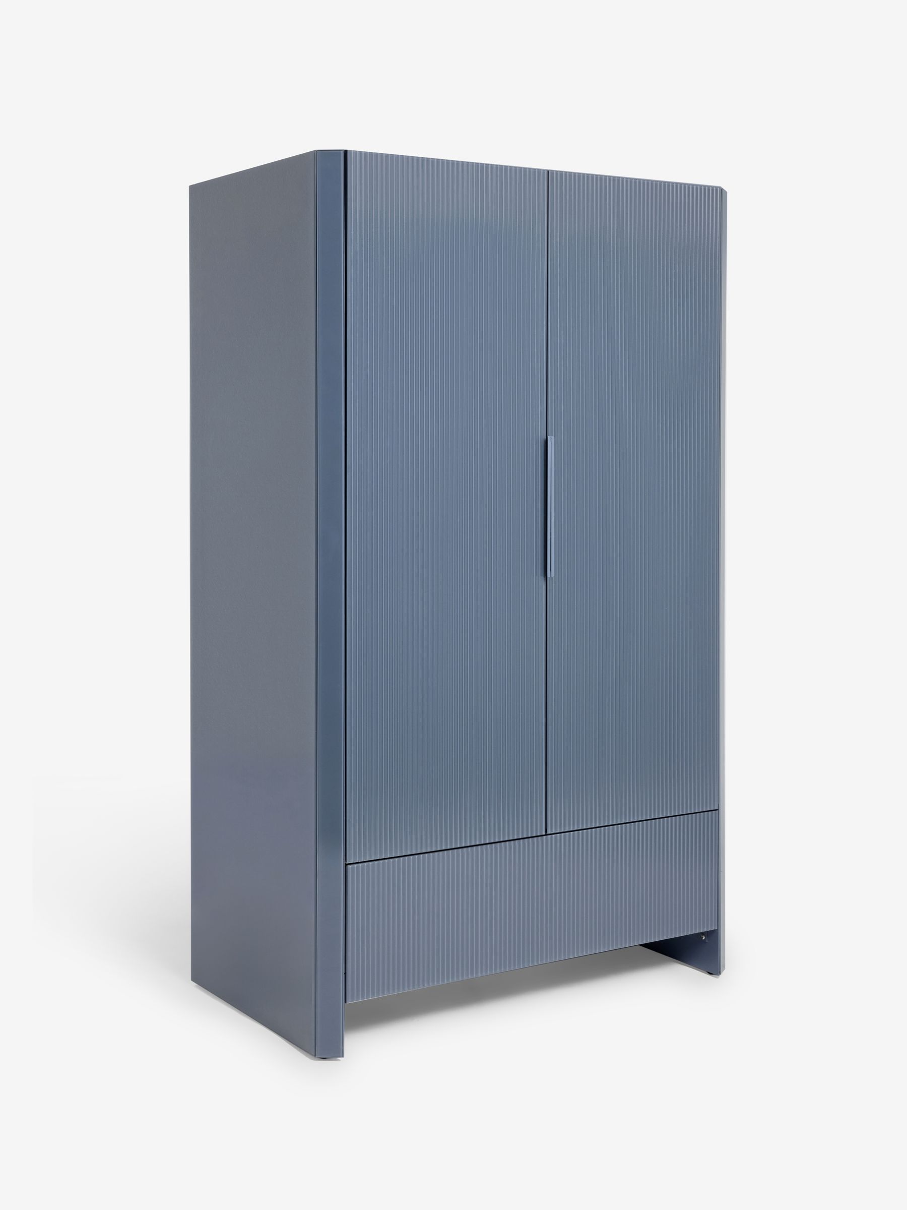 Eleni Double Wardrobe in Blue Glass - Image 4 of 6