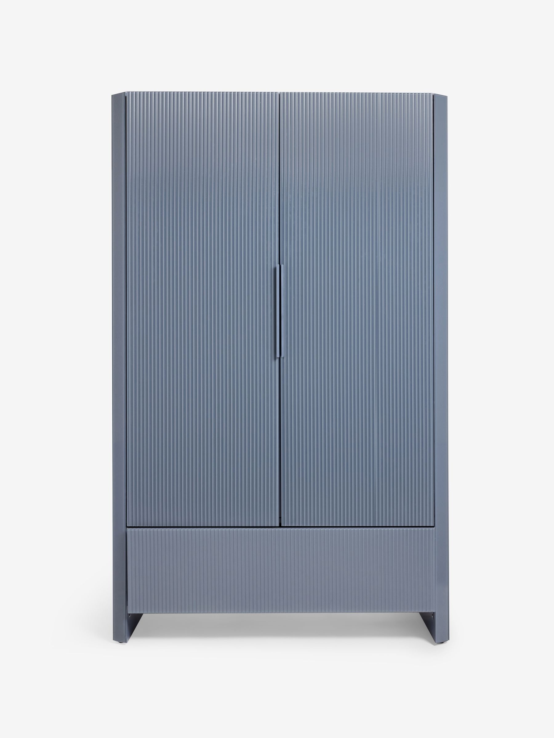 Eleni Double Wardrobe in Blue Glass - Image 5 of 6