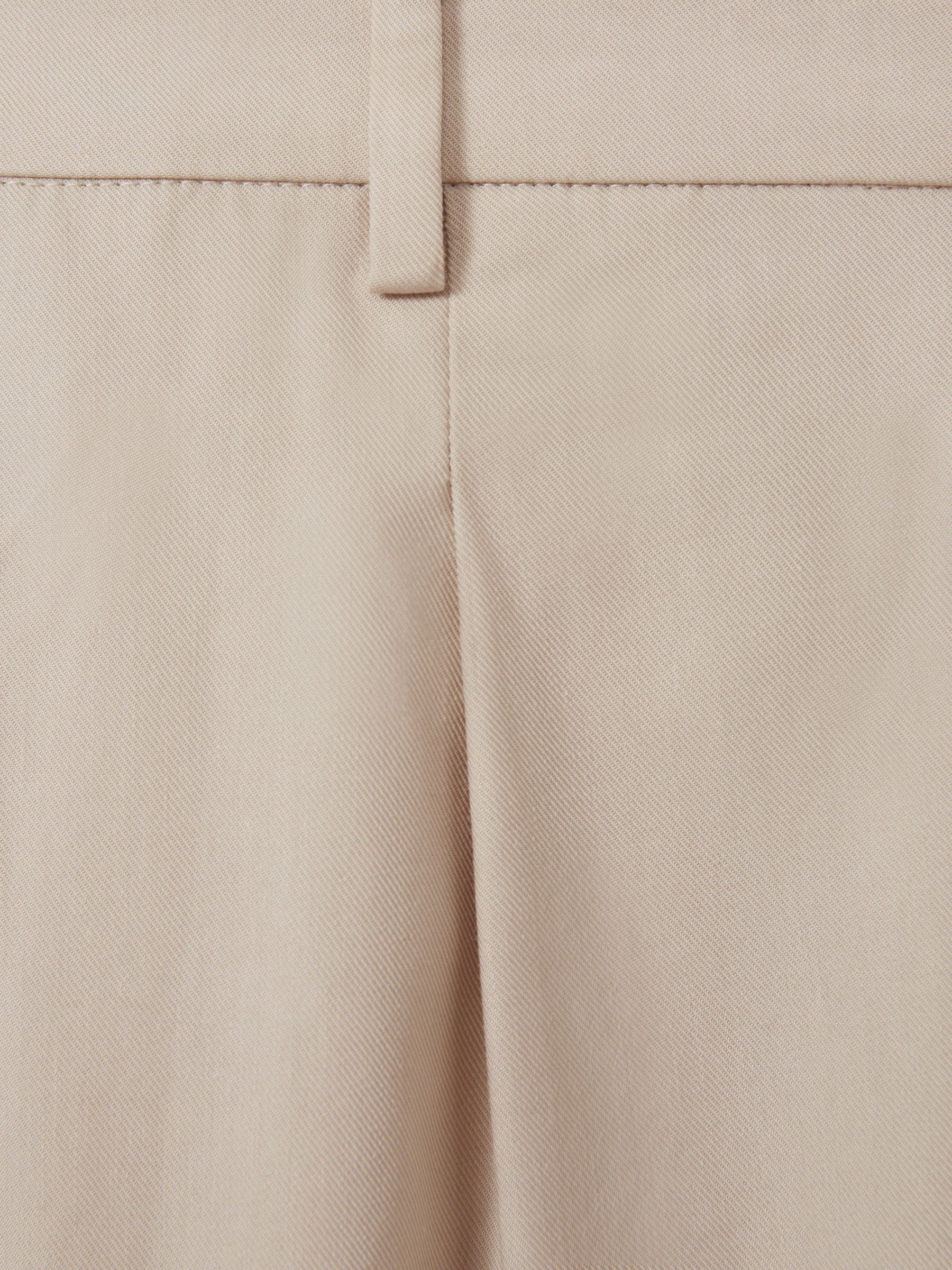Shultz Light Khaki Paige Cotton-Lyocell Straight Leg Trousers - Image 2 of 6