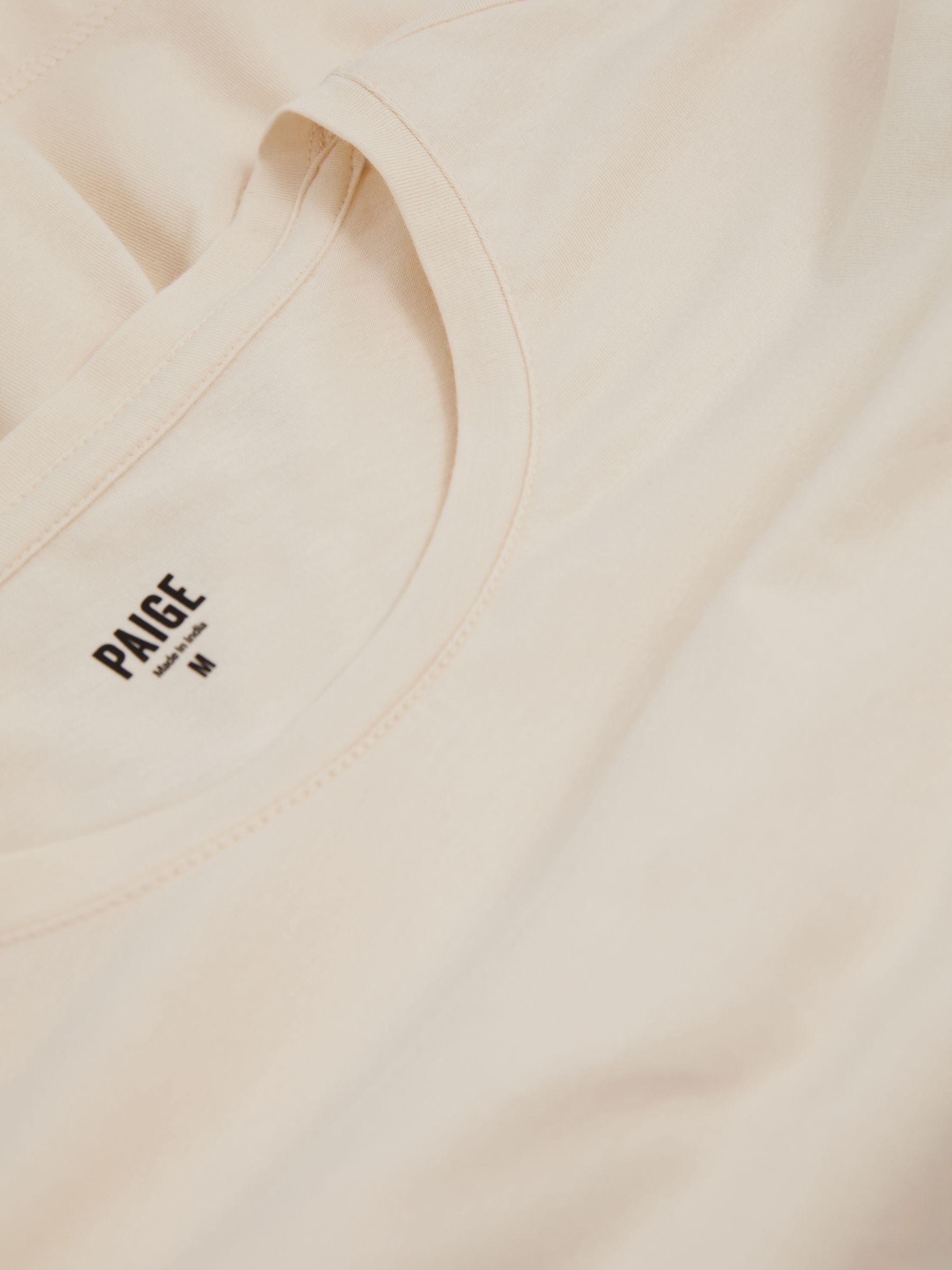 Paige Crew Neck T-Shirt in Ceramic - Image 2 of 4