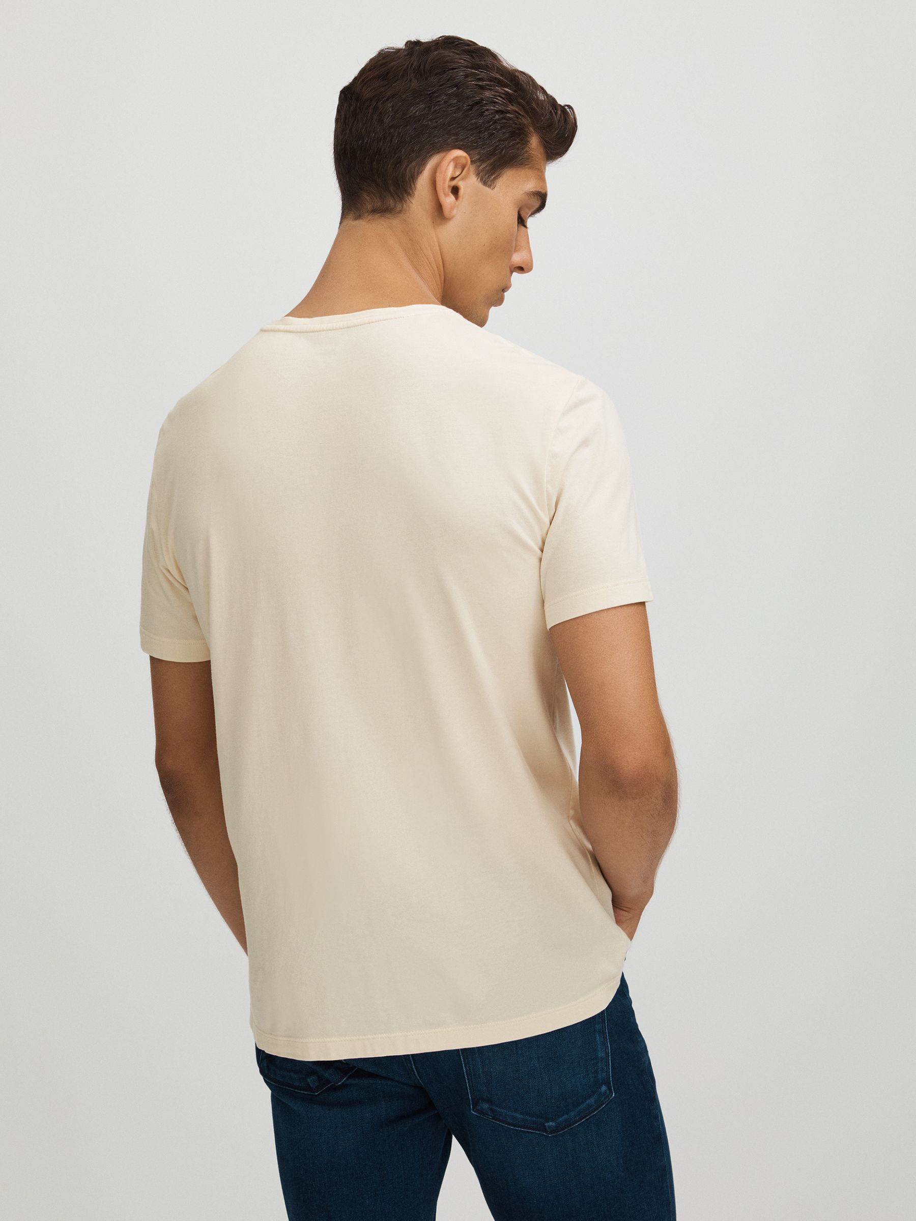 Paige Crew Neck T-Shirt in Ceramic - Image 3 of 4