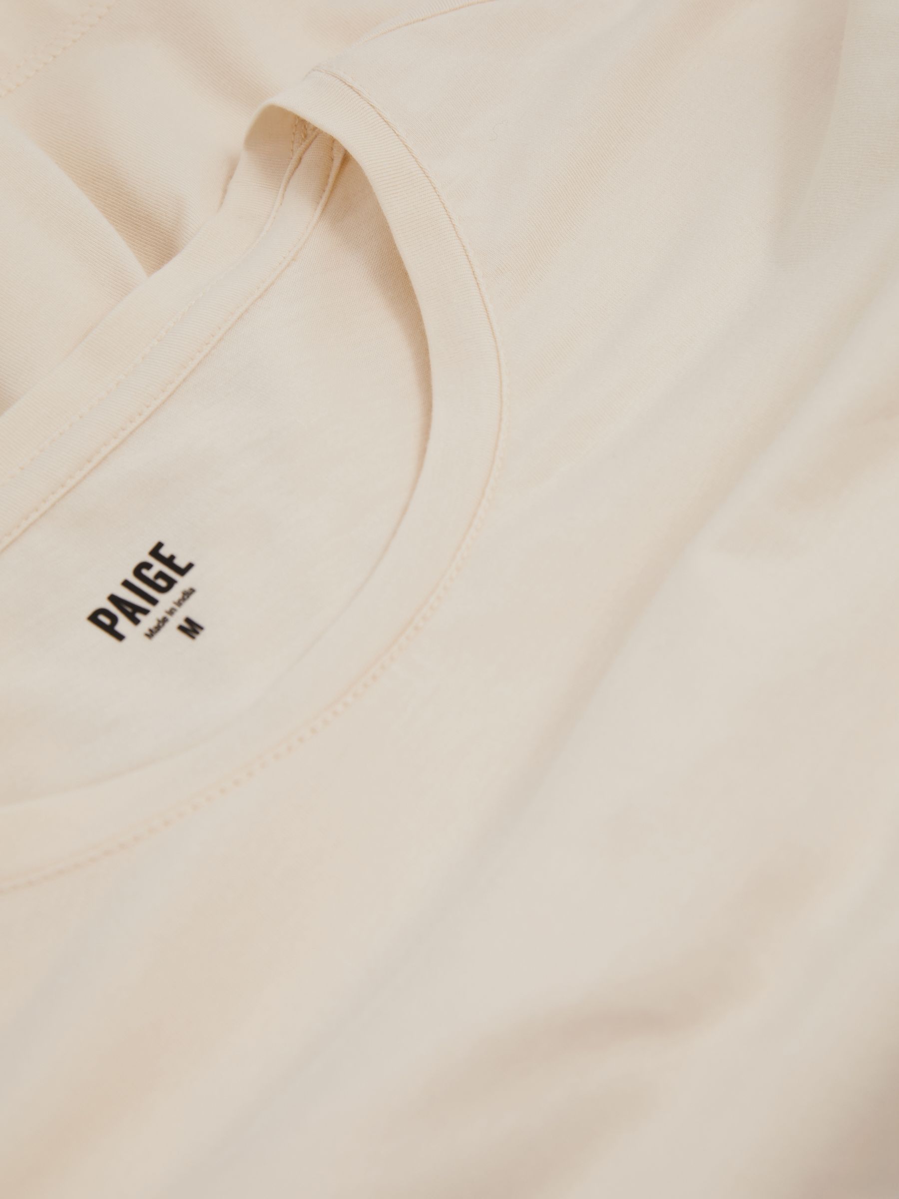 Paige Crew Neck T-Shirt in Ceramic - Image 4 of 4