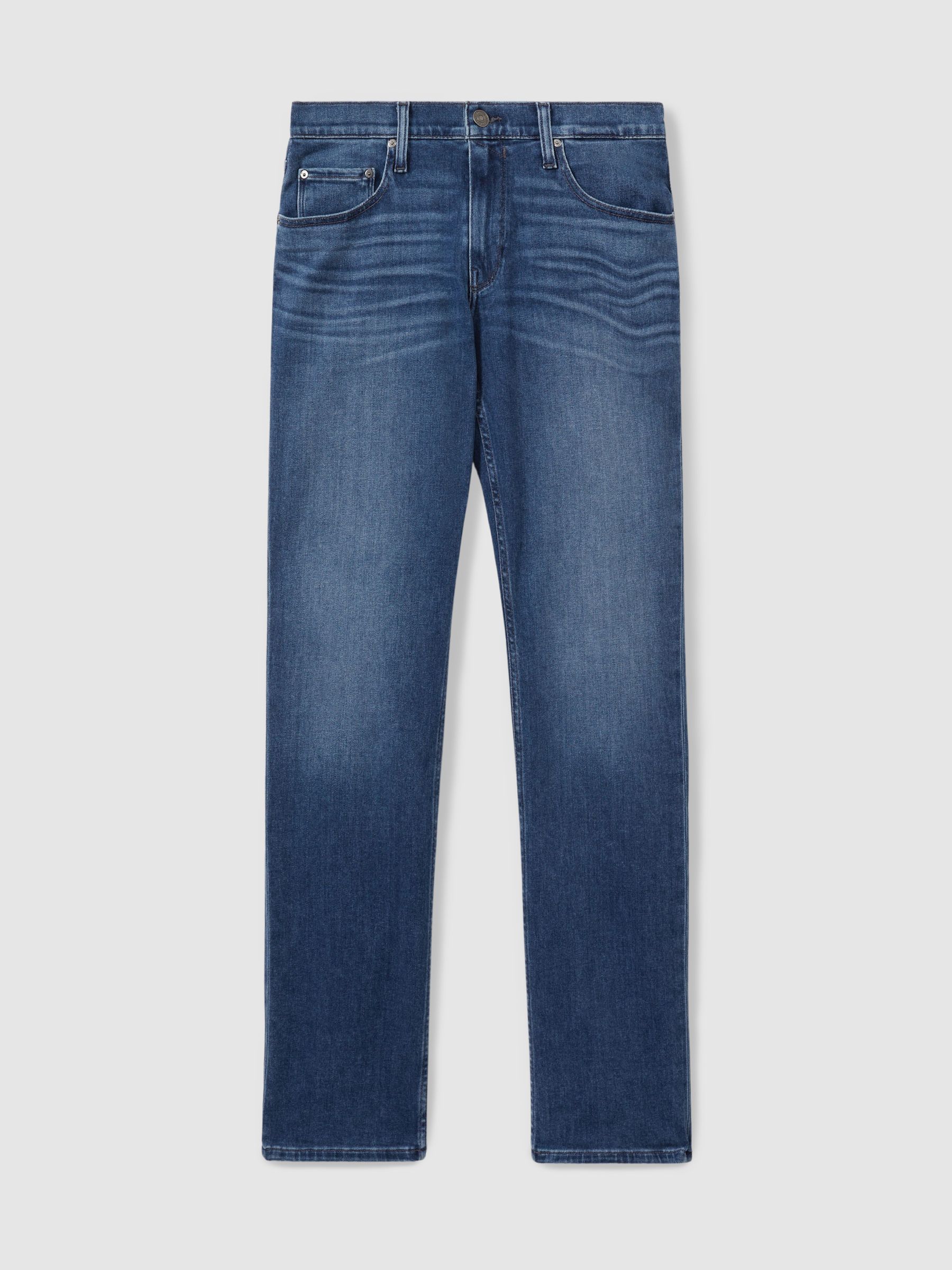 Paige Straight Leg Jeans in Corwin Blue - Image 1 of 6