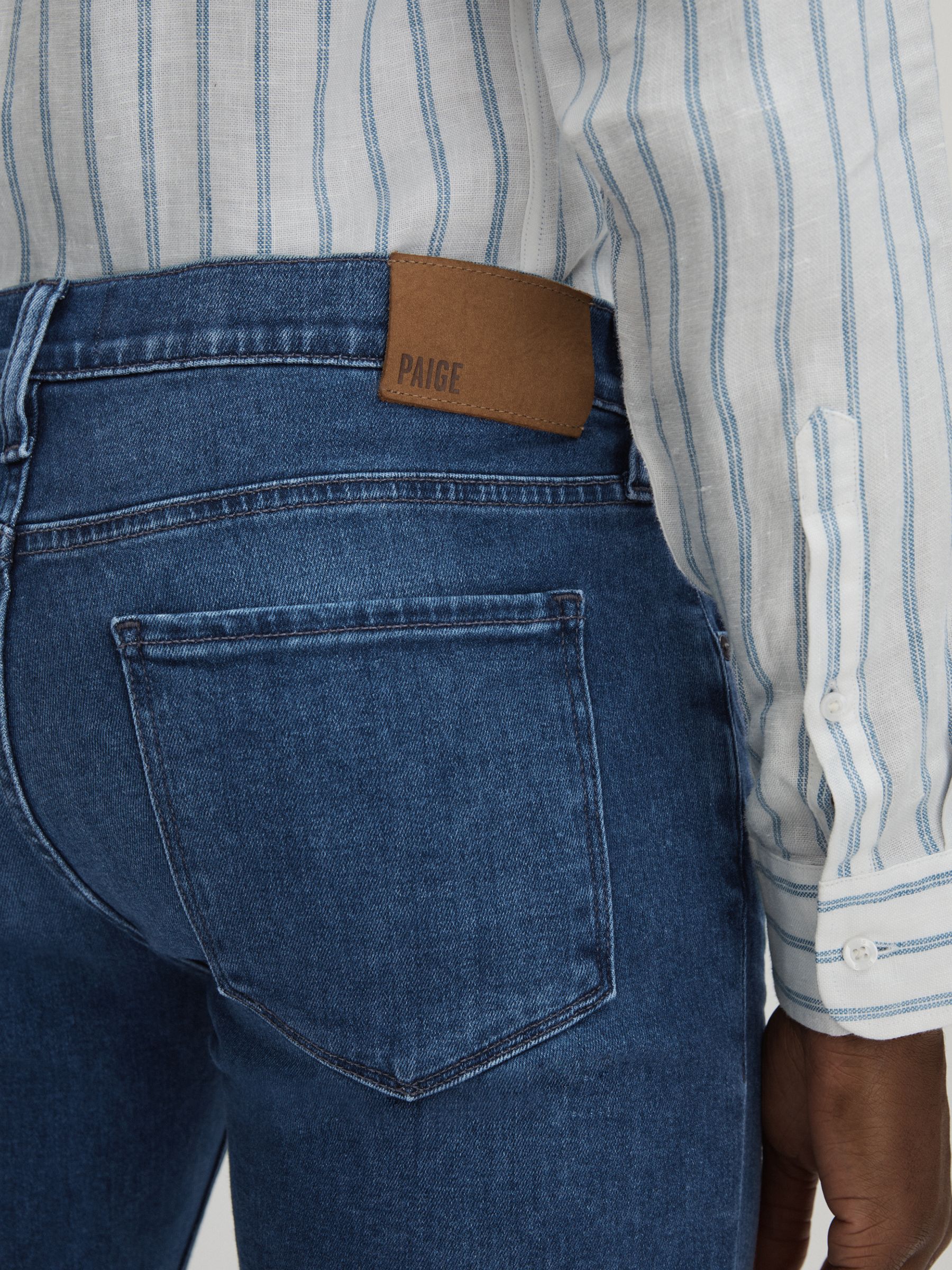Paige Straight Leg Jeans in Corwin Blue - Image 4 of 6