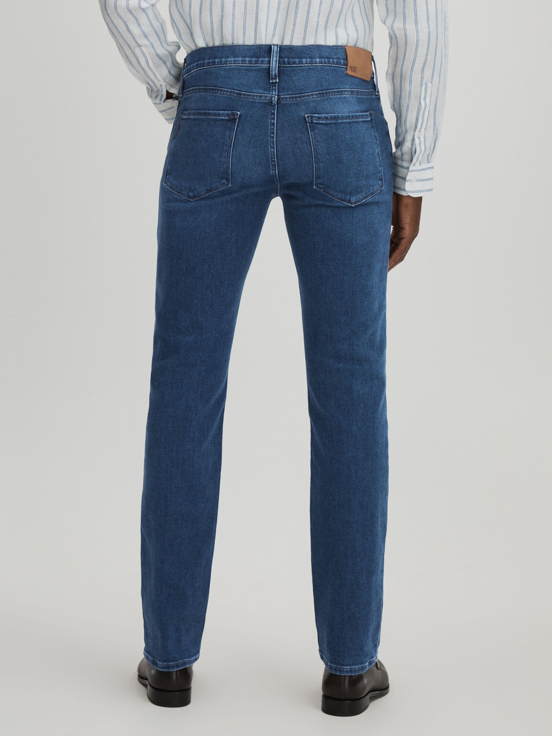 Paige Straight Leg Jeans in Corwin Blue - Image 5 of 6