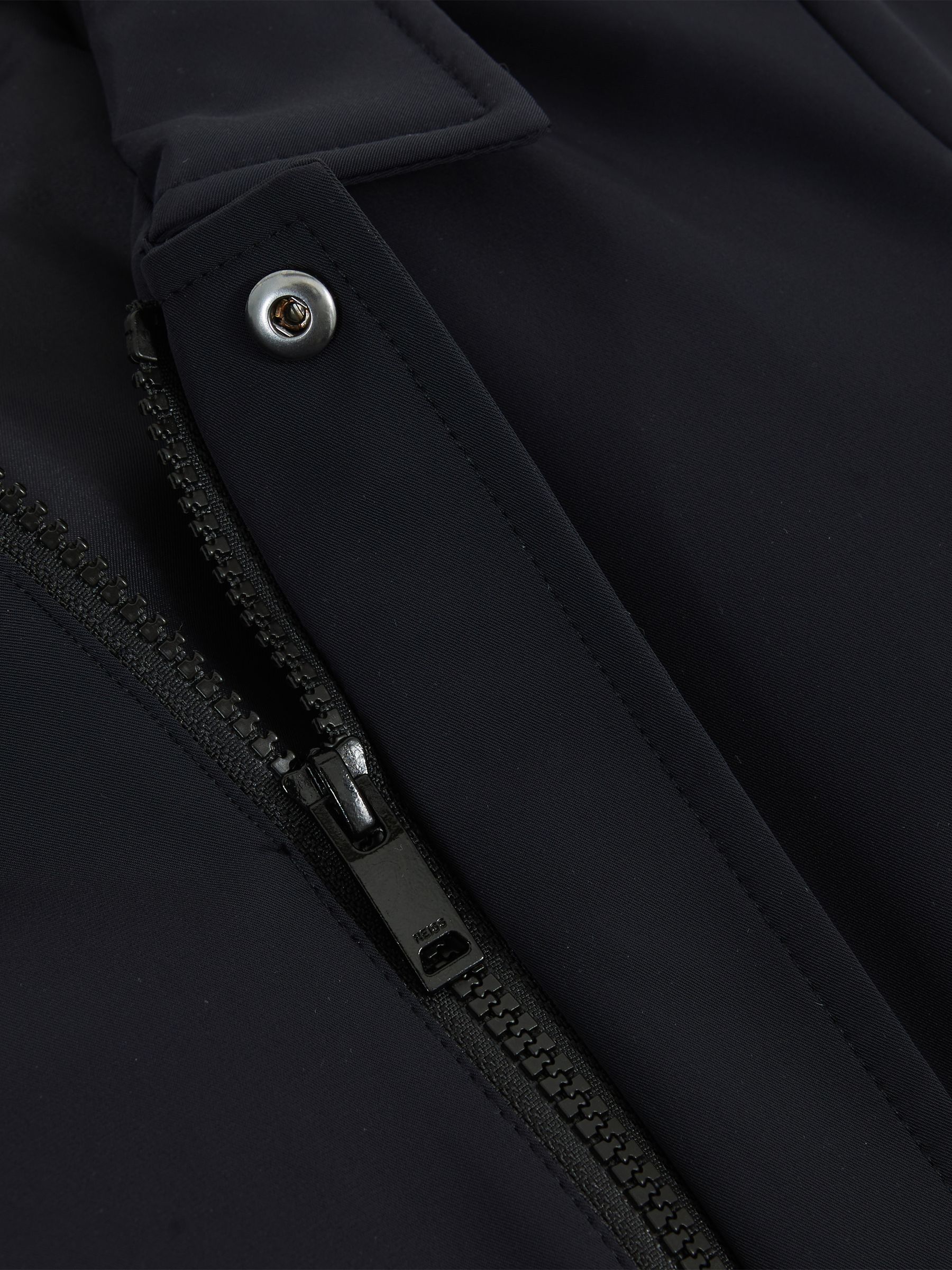 13-14 yrs Zip-Through Harrington Jacket in Blue - Image 4 of 4