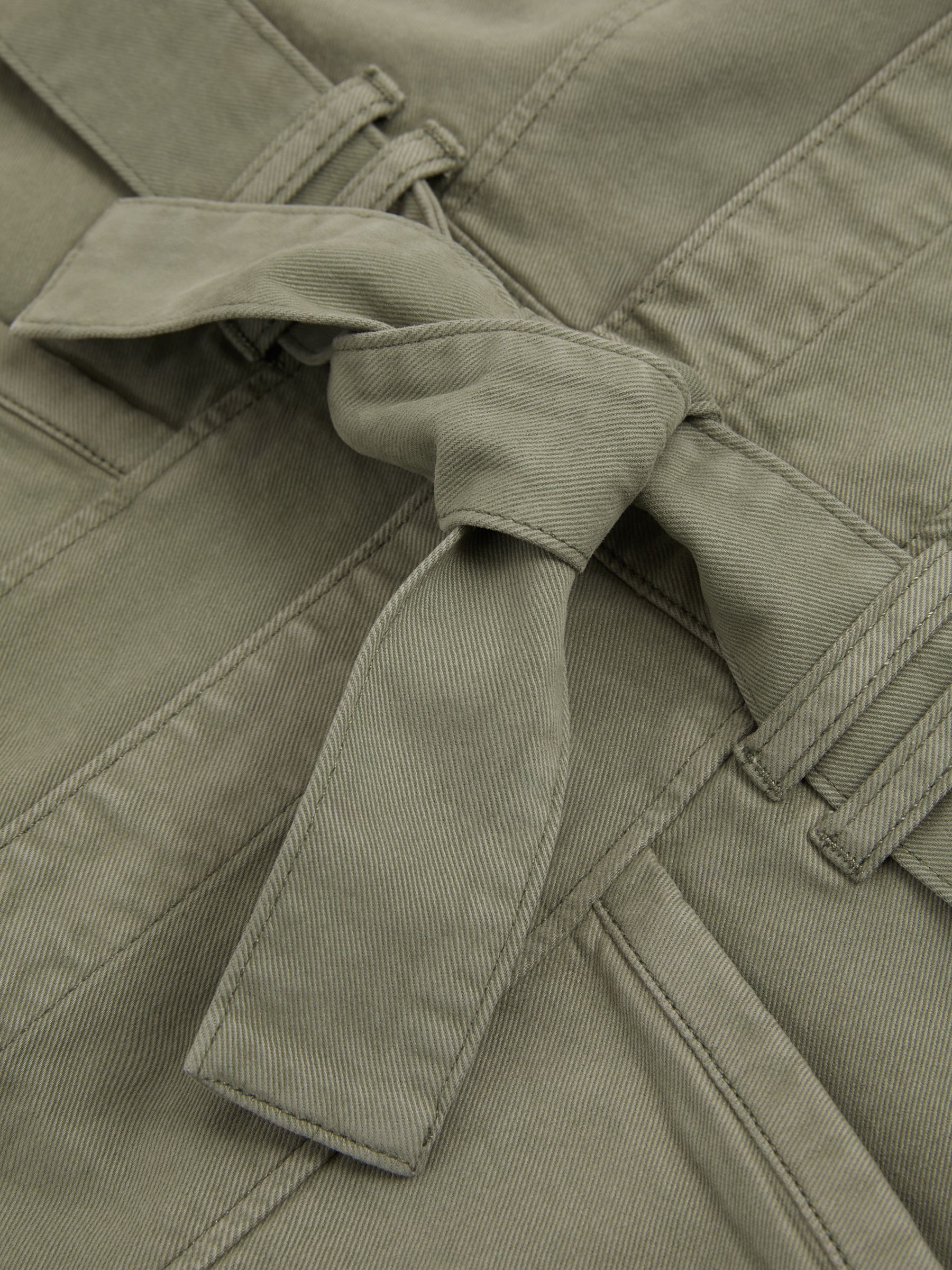 Paige Denim Mini Dress in Khaki - Image 5 of 5