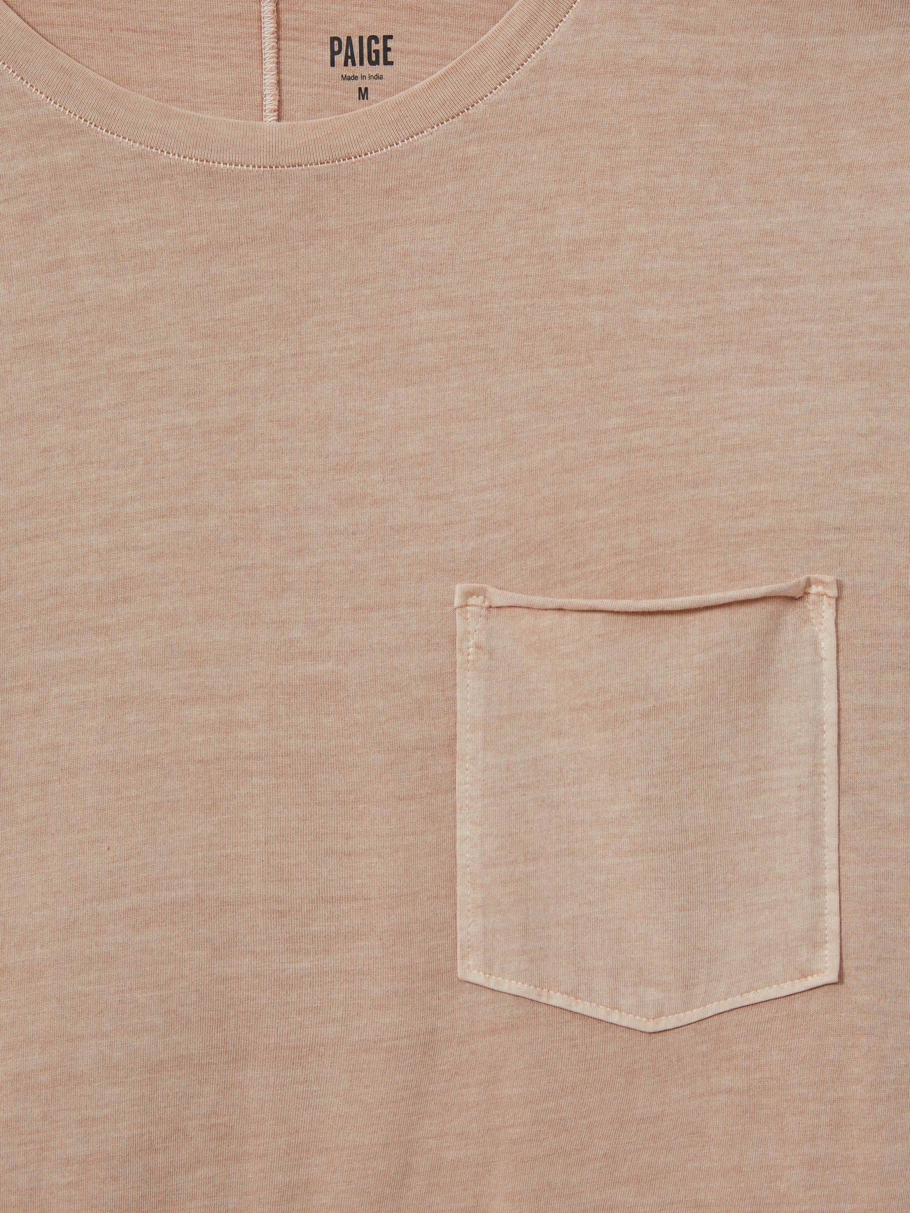 Paige Crew Neck T-Shirt in Light Stone - Image 6 of 6