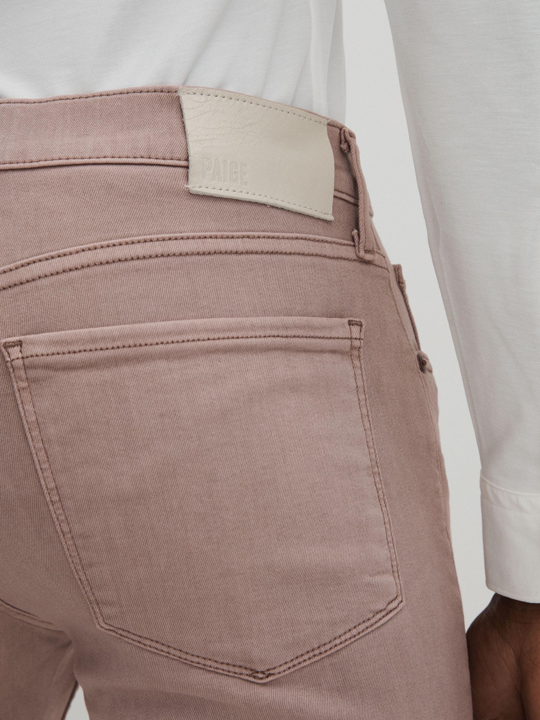 Paige Straight Leg Jeans in Vintage Orchid - Image 4 of 6