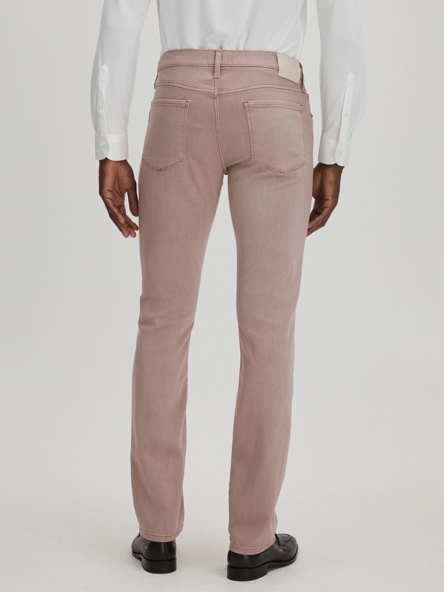 Paige Straight Leg Jeans in Vintage Orchid - Image 5 of 6