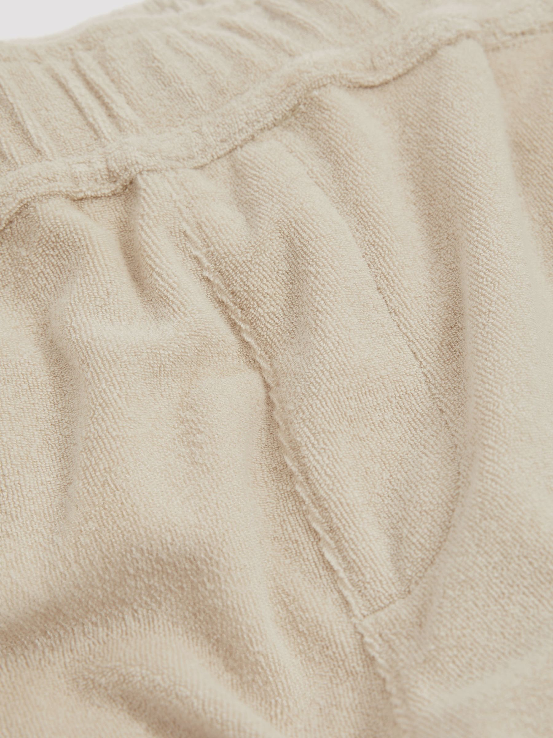 Paige Terry Drawstring Shorts in Natural - Image 2 of 2