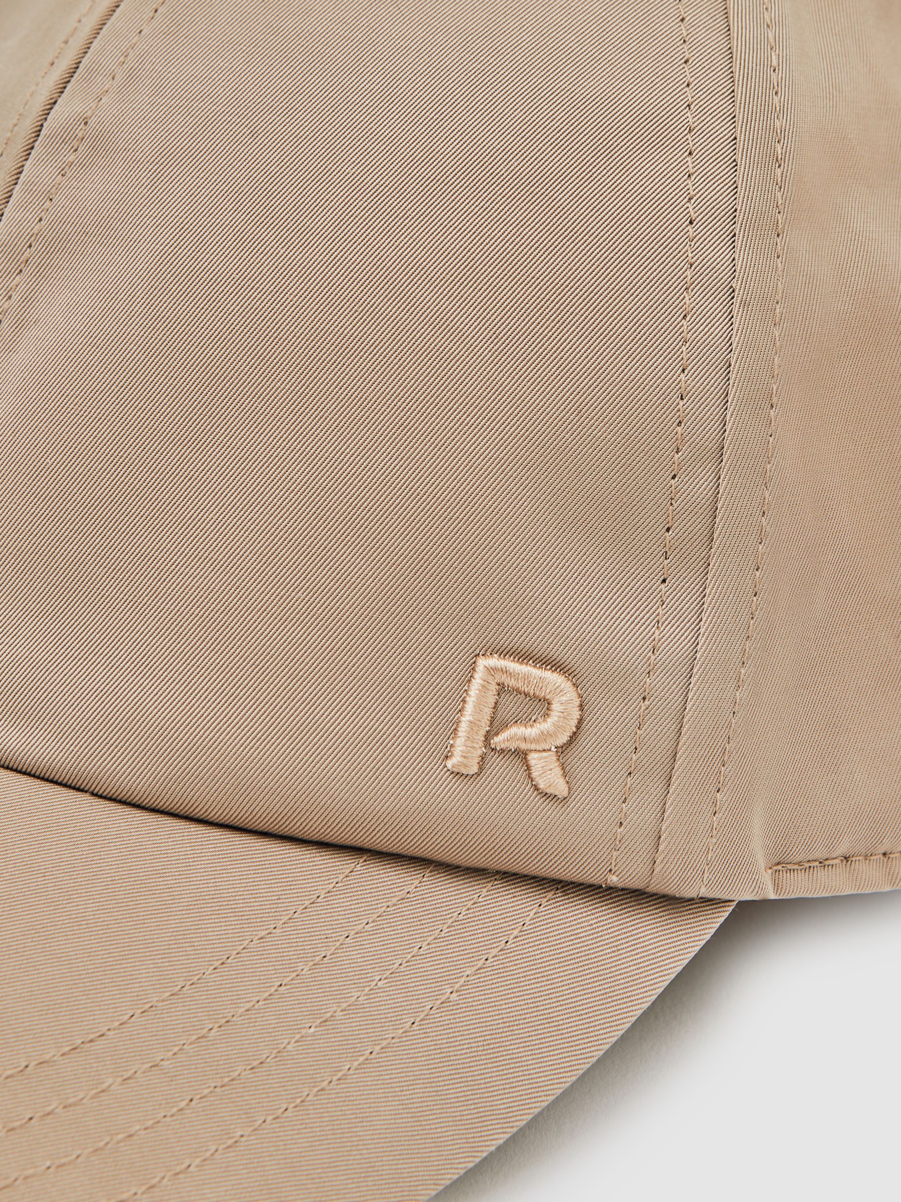 Logo-Embroidered Baseball Cap in Taupe - image 4