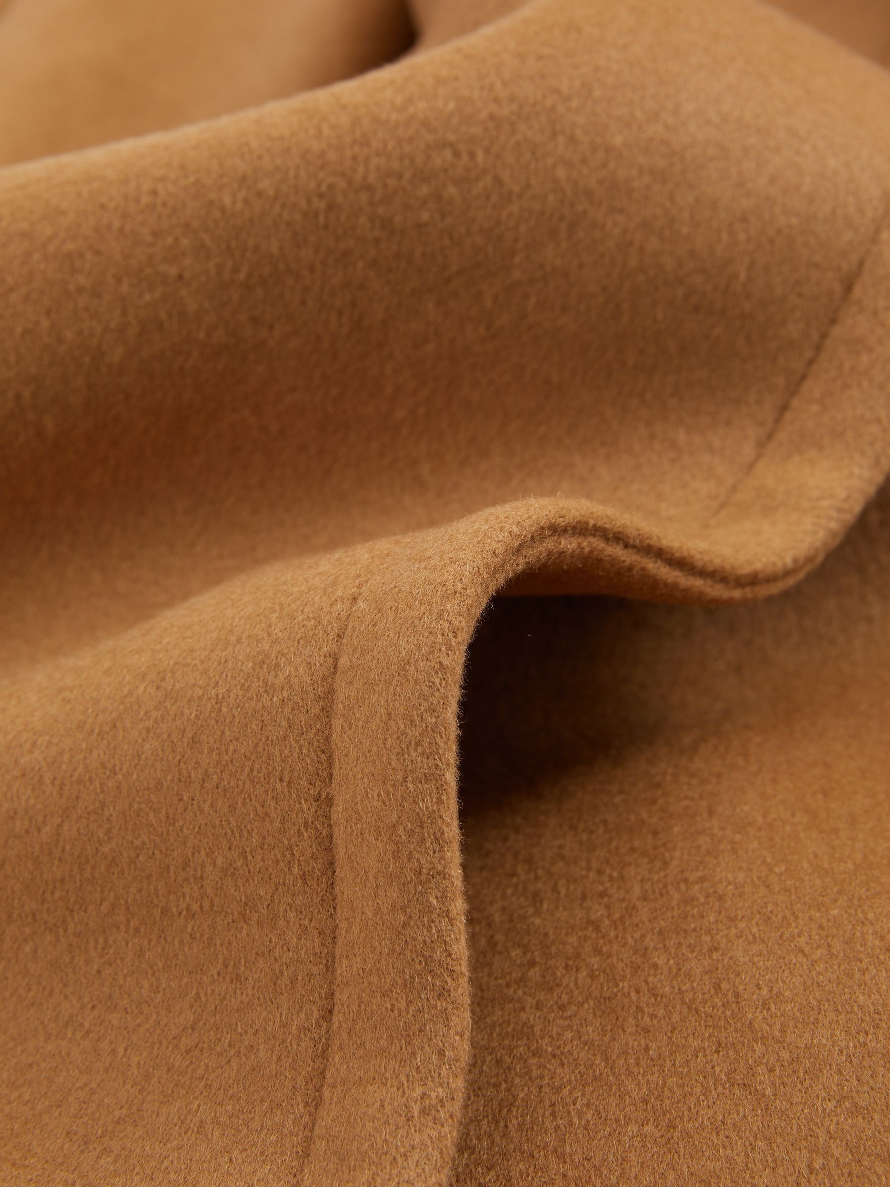 Atelier Blindseam Wool and Cashmere Coat in Camel - Image 6 of 6