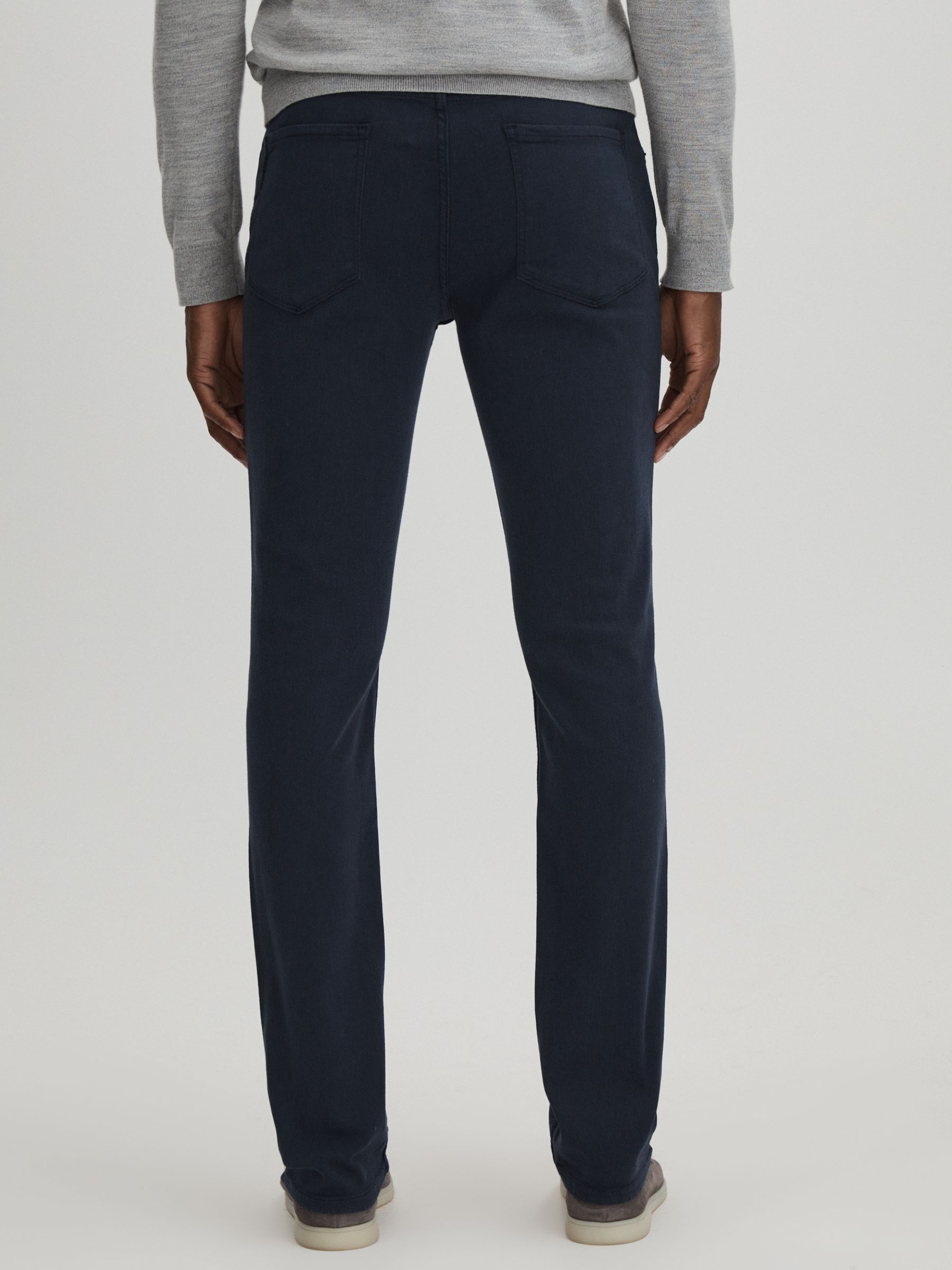 Paige Straight Leg Jeans in Sapphire Blue - Image 5 of 6