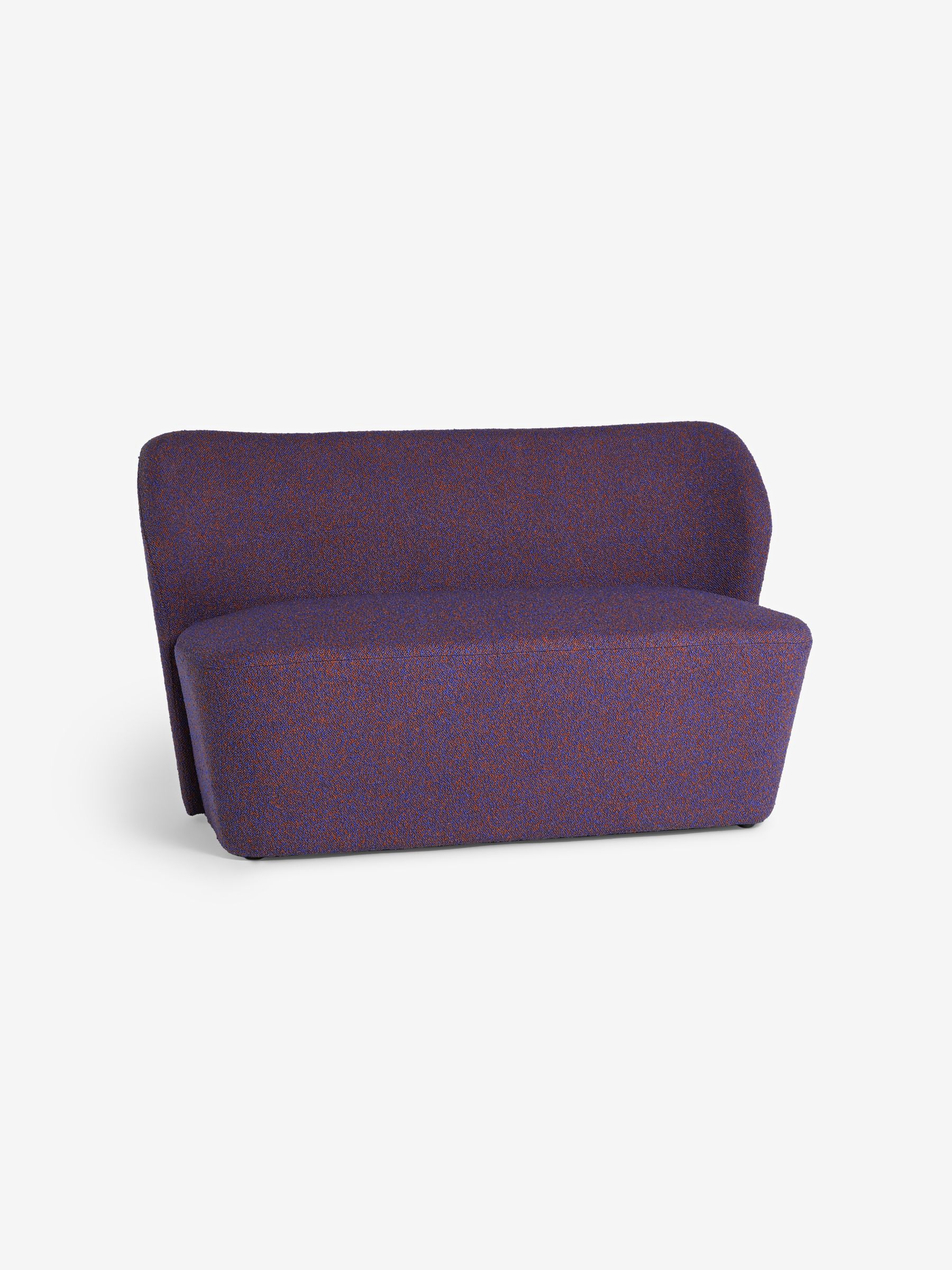 Topeka Small 2 Seater Sofa in Cobalt Blue Pax Boucle - Image 6 of 7