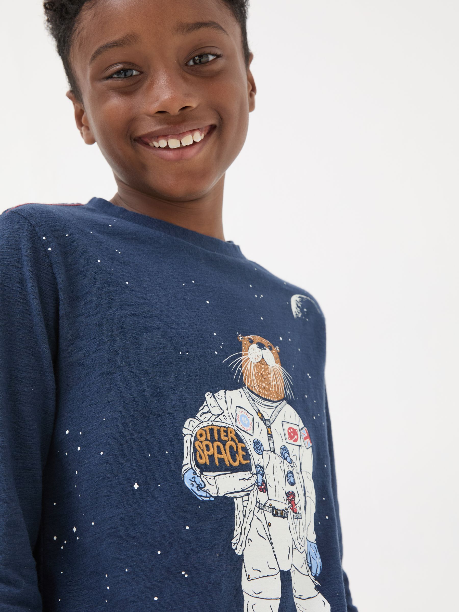 Navy Otto Space T-Shirt - Image 3 of 4