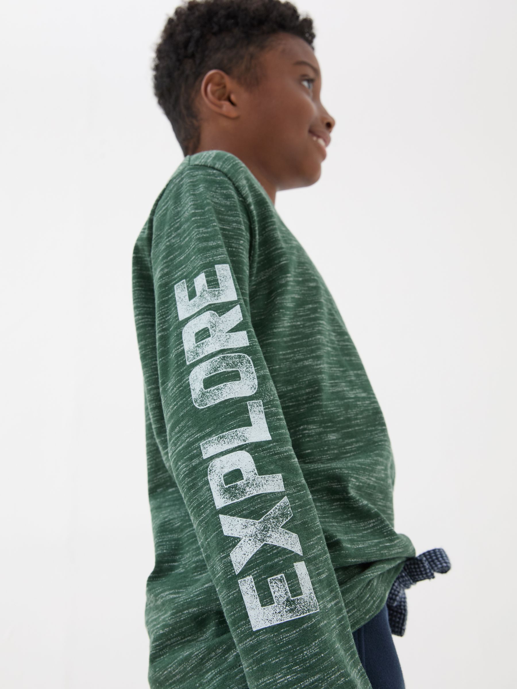 Dark Green Explore Ski T-Shirt - Image 4 of 5