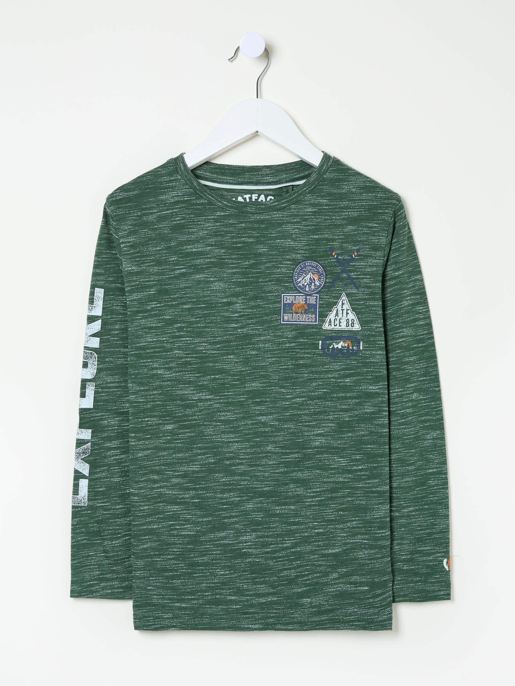 Dark Green Explore Ski T-Shirt - Image 5 of 5