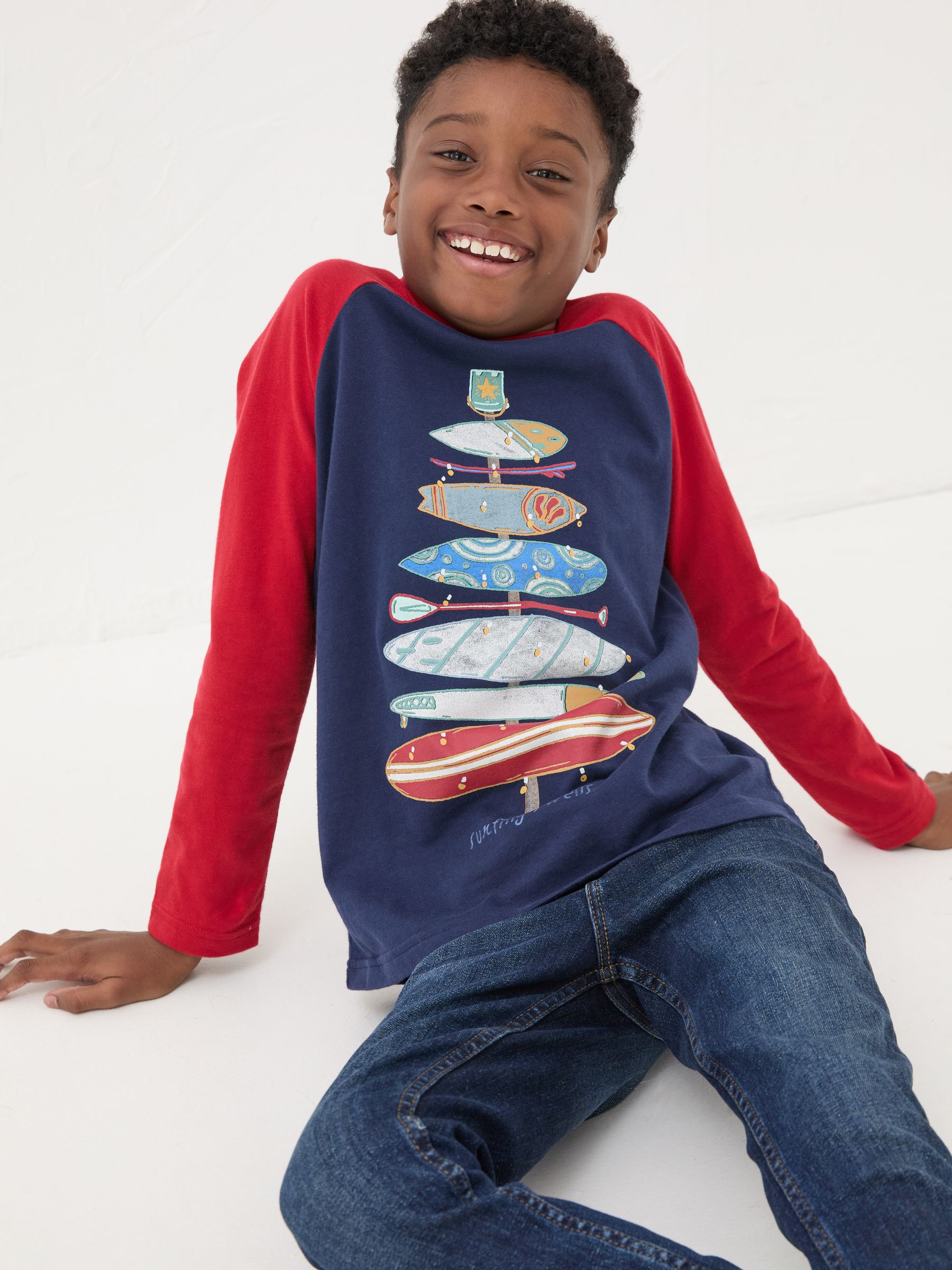 Navy Board Tree T-Shirt - Image 2 of 4 Navy Board Tree T-Shirt - Image 2 of 4