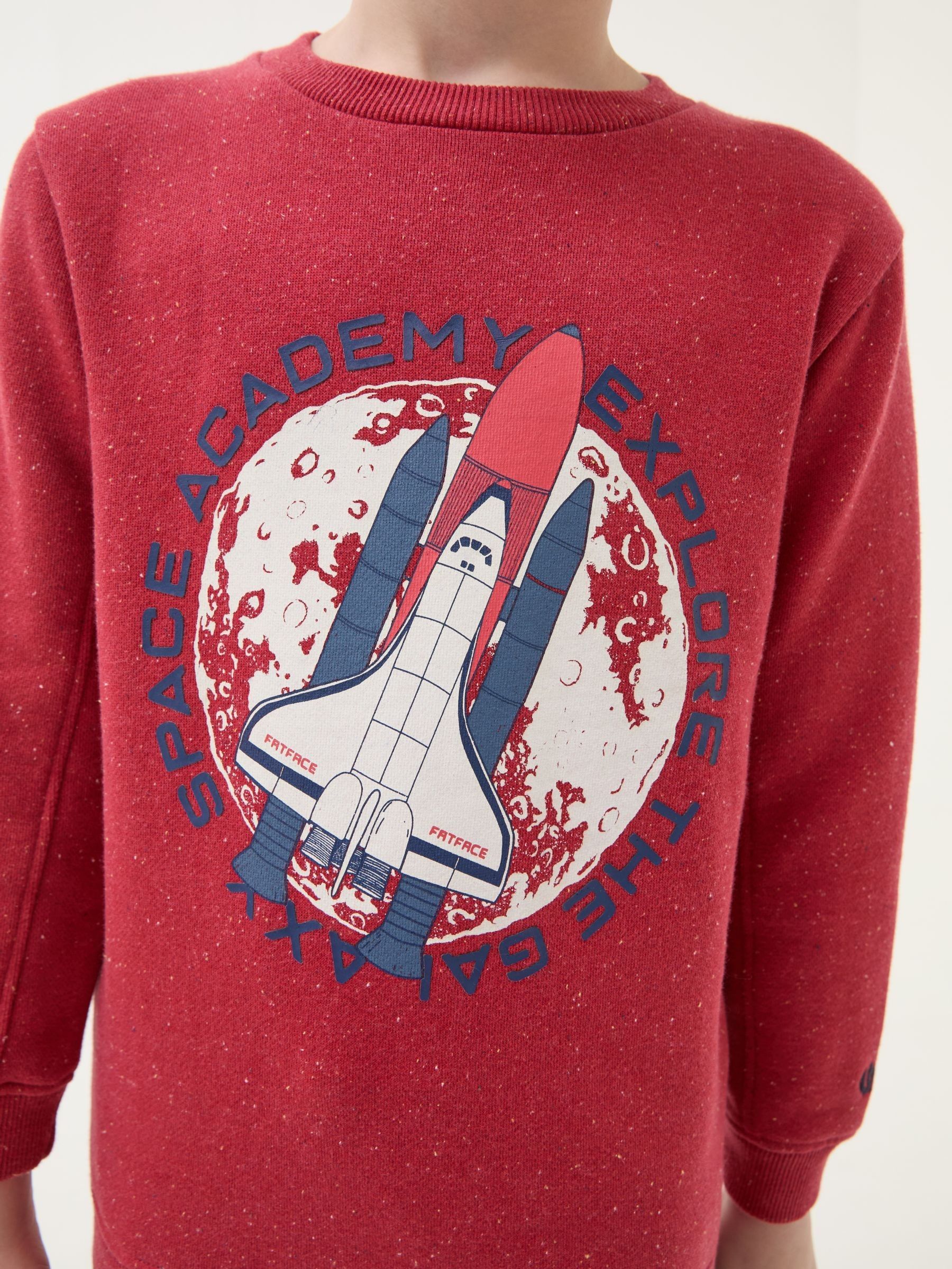Red Space Crew Sweater - Image 4 of 5