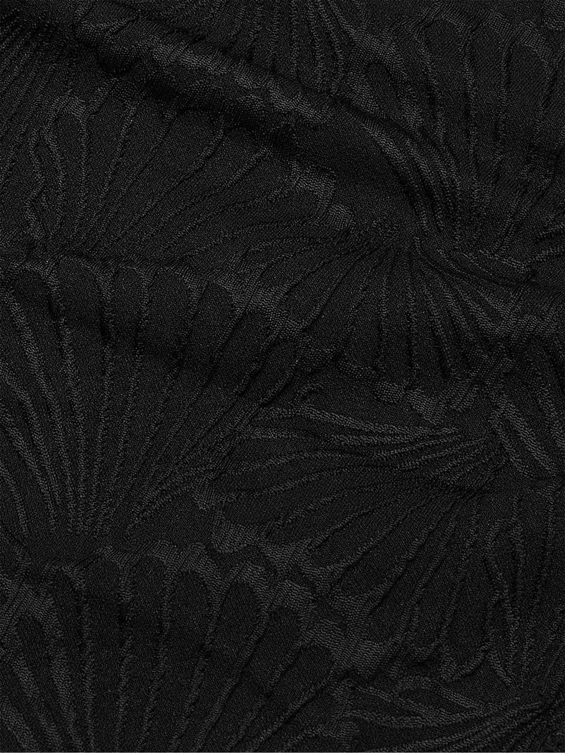 Pure Black Triangle Swim Bikini Top - Image 4 of 4
