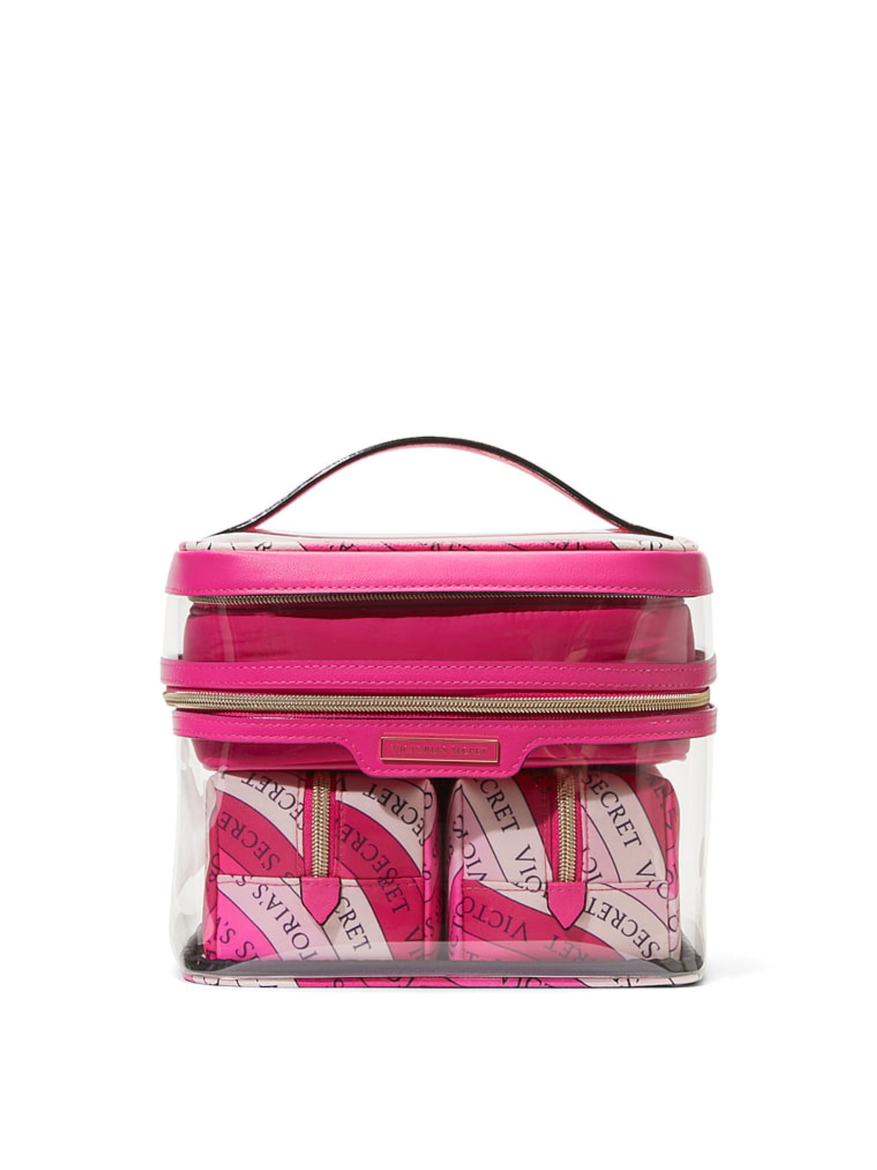 Hot Pink 4 in 1 Makeup Bag - Image 2 of 4