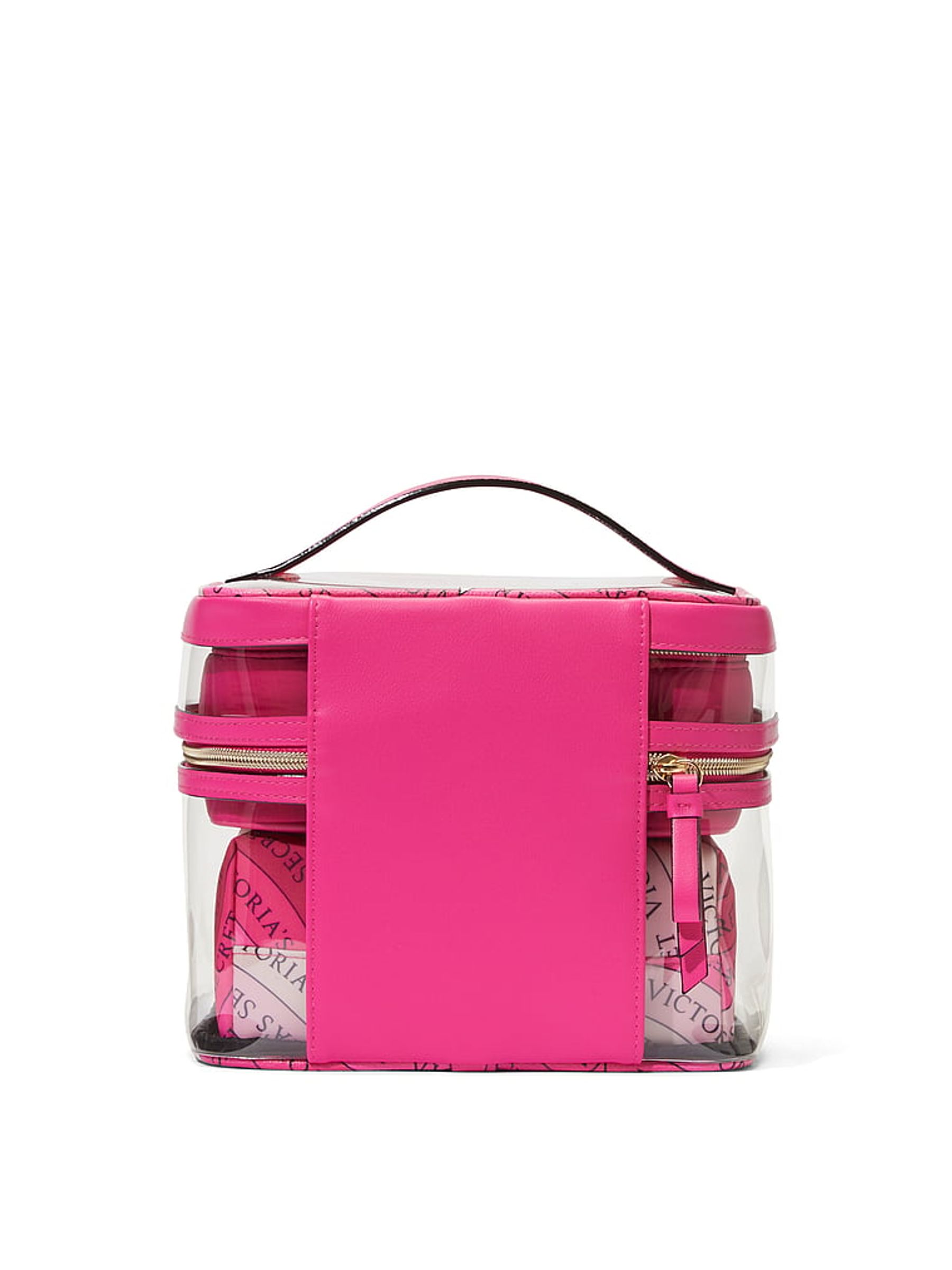 Hot Pink 4 in 1 Makeup Bag - Image 3 of 4