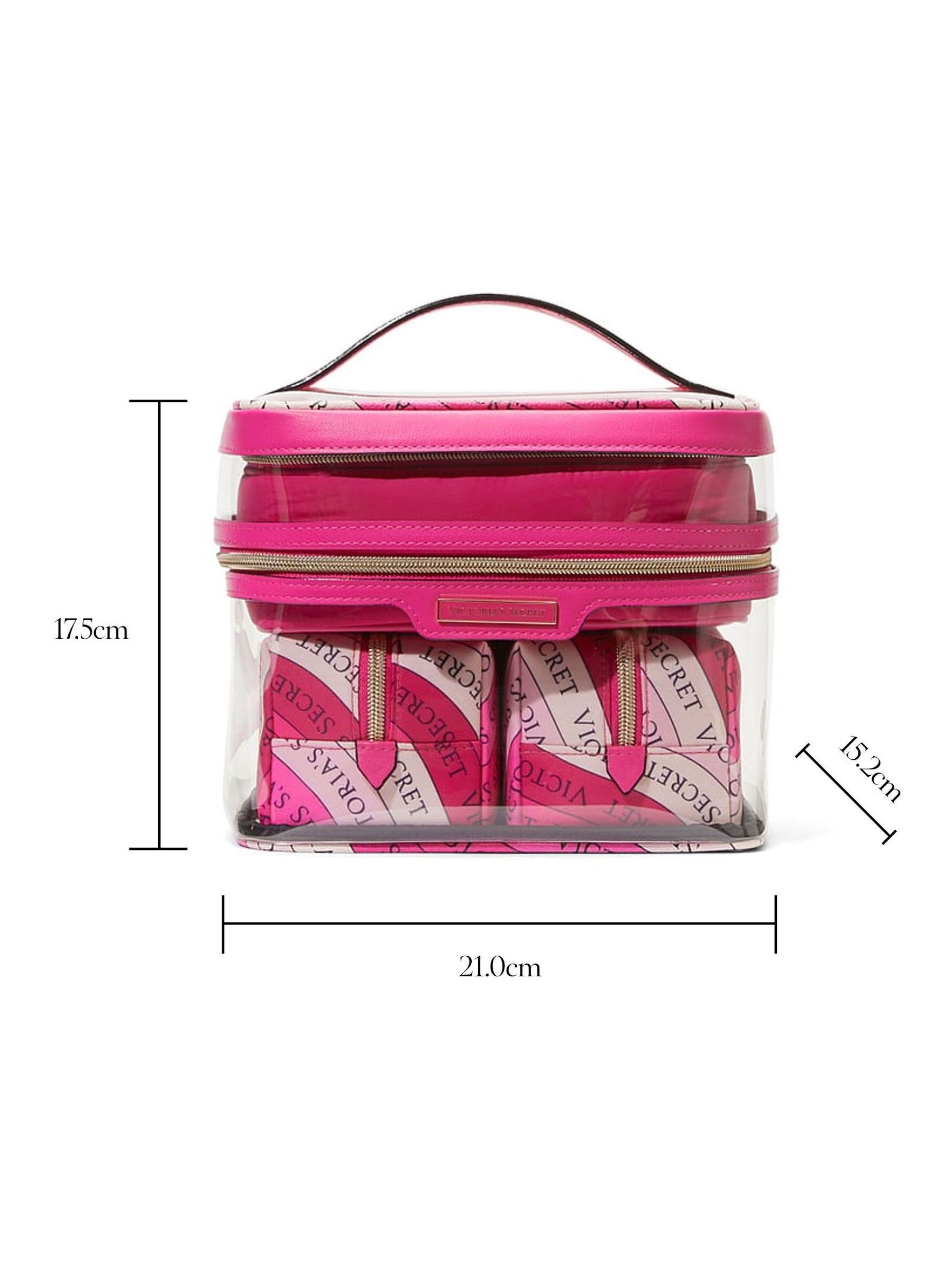 Hot Pink 4 in 1 Makeup Bag - Image 4 of 4