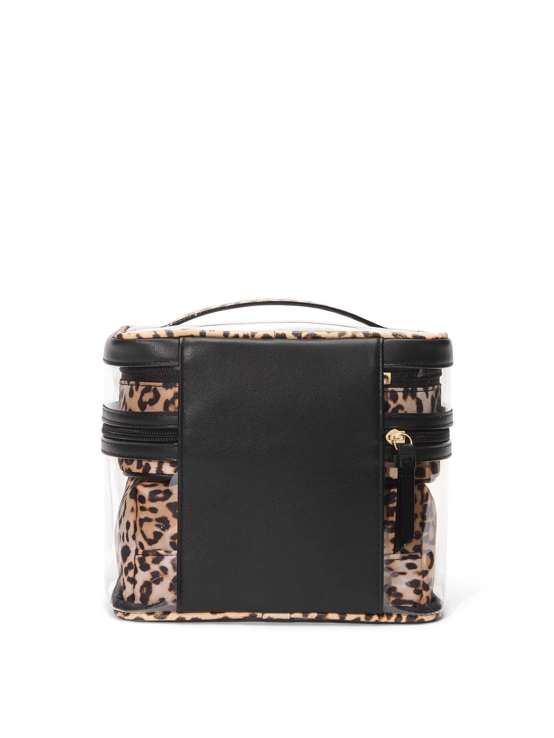Leopard Brown 4 in 1 Makeup Bag - Image 3 of 3