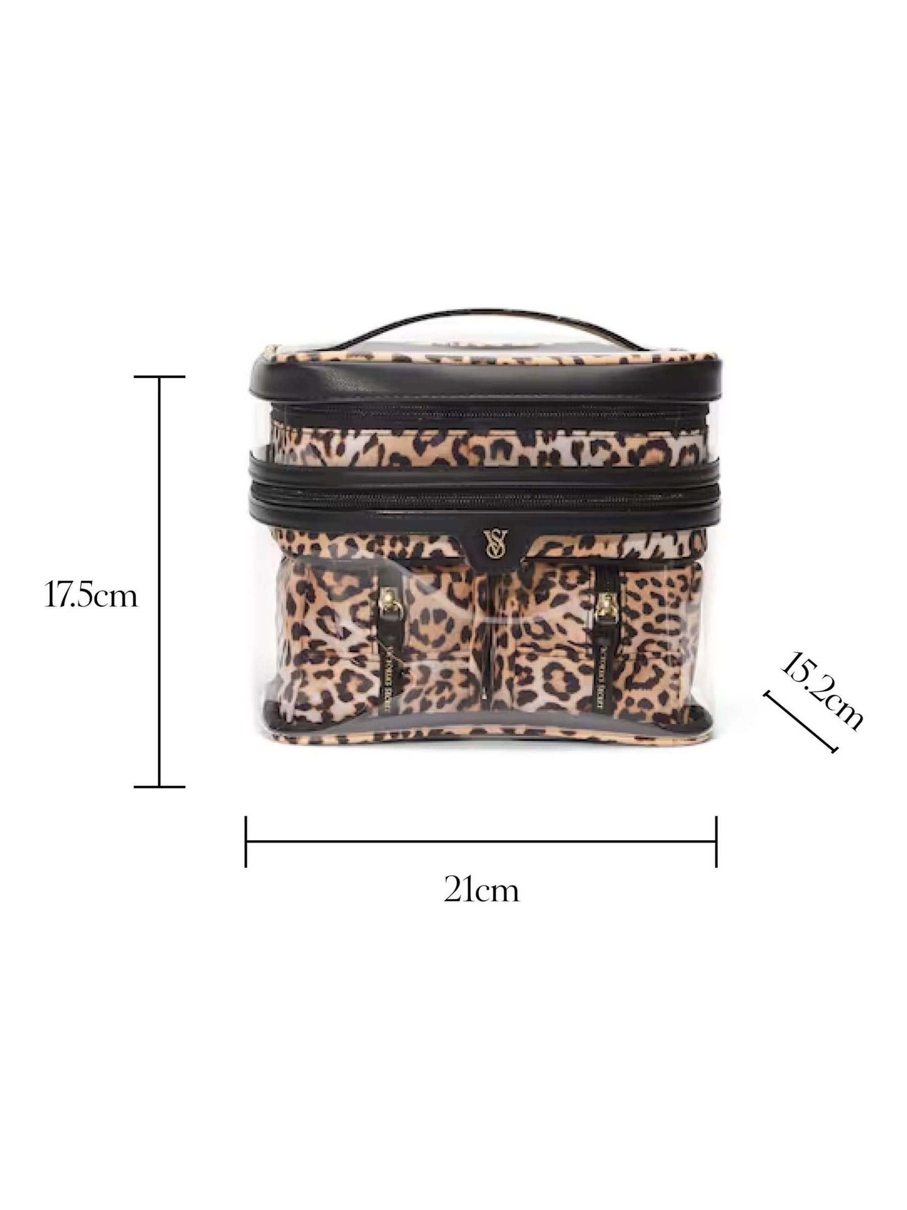 Leopard Brown 4 in 1 Makeup Bag - Image 4 of 4