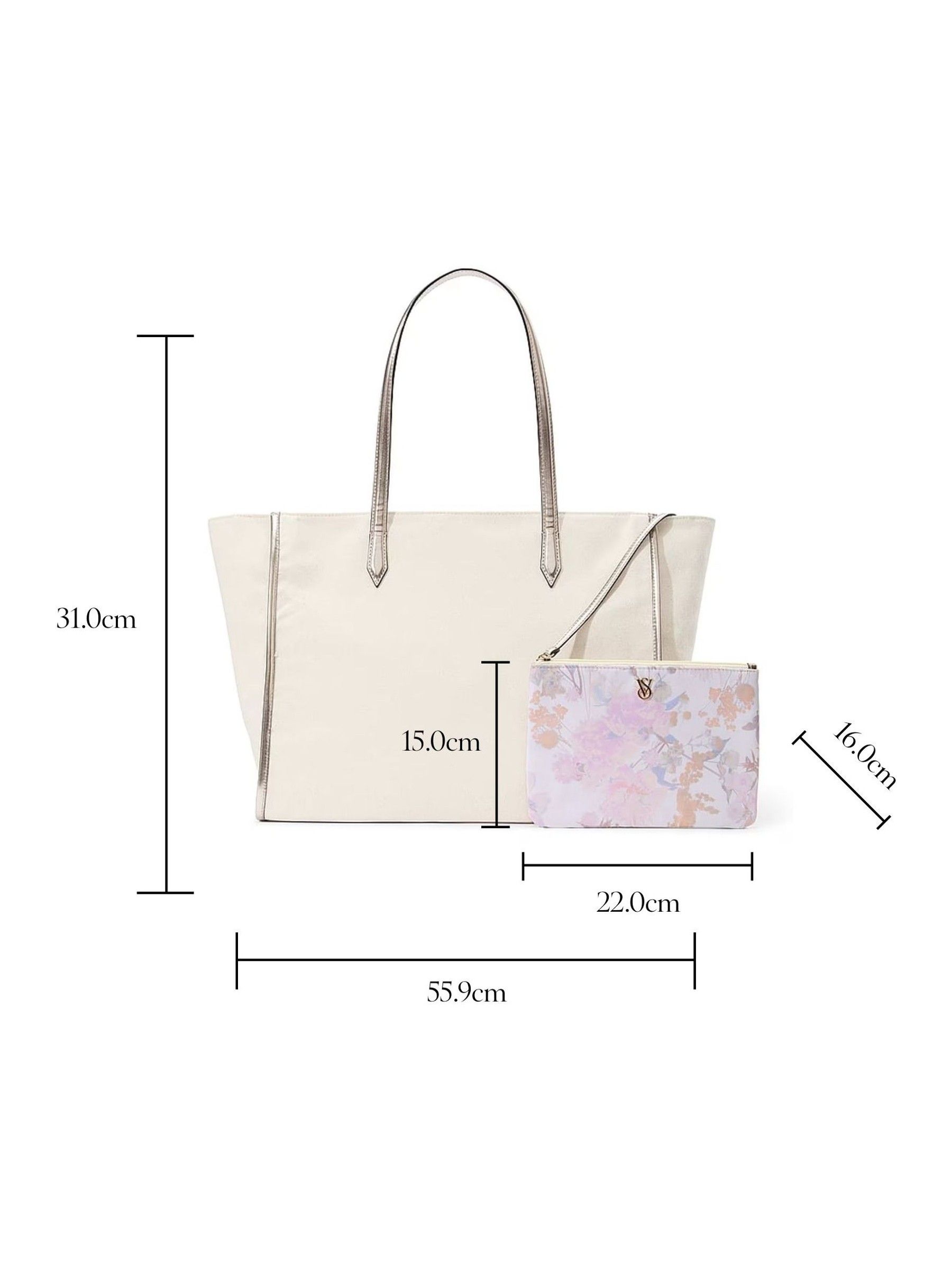 Bridal Ivory White Tote Bag - Image 5 of 5