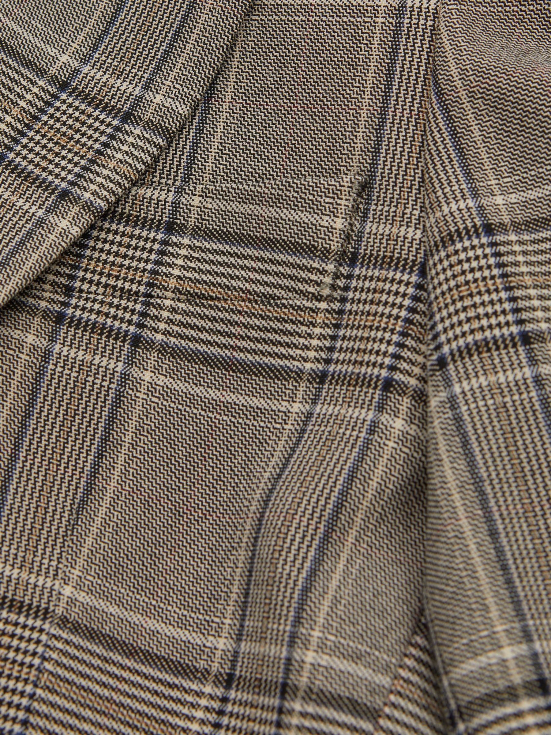 Checked Slim Fit Suit Blazer in Grey Check - Image 6 of 6